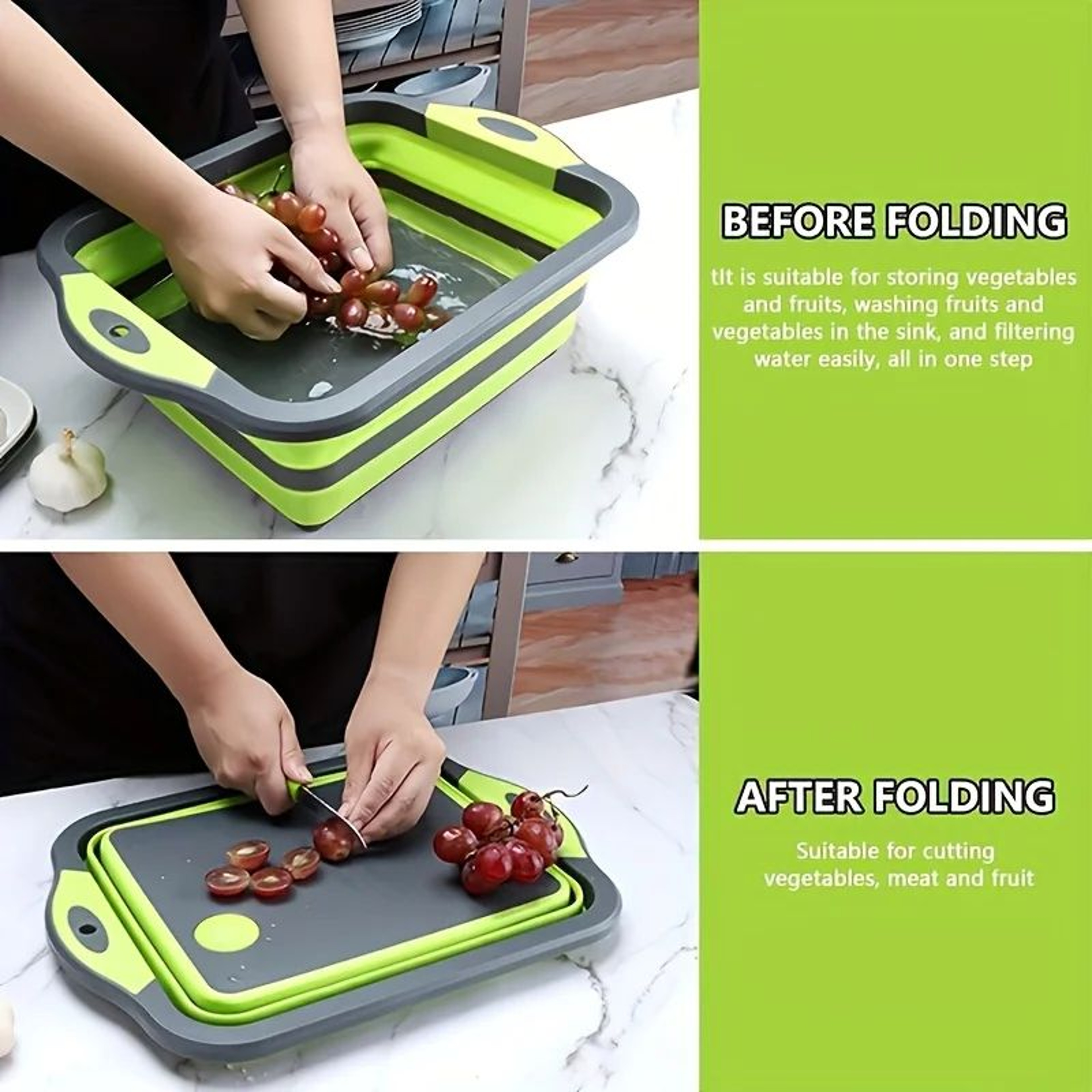 Portable SpaceSaving Basin Sink  Compact Outdoor Travel  Home Wash Tub 1