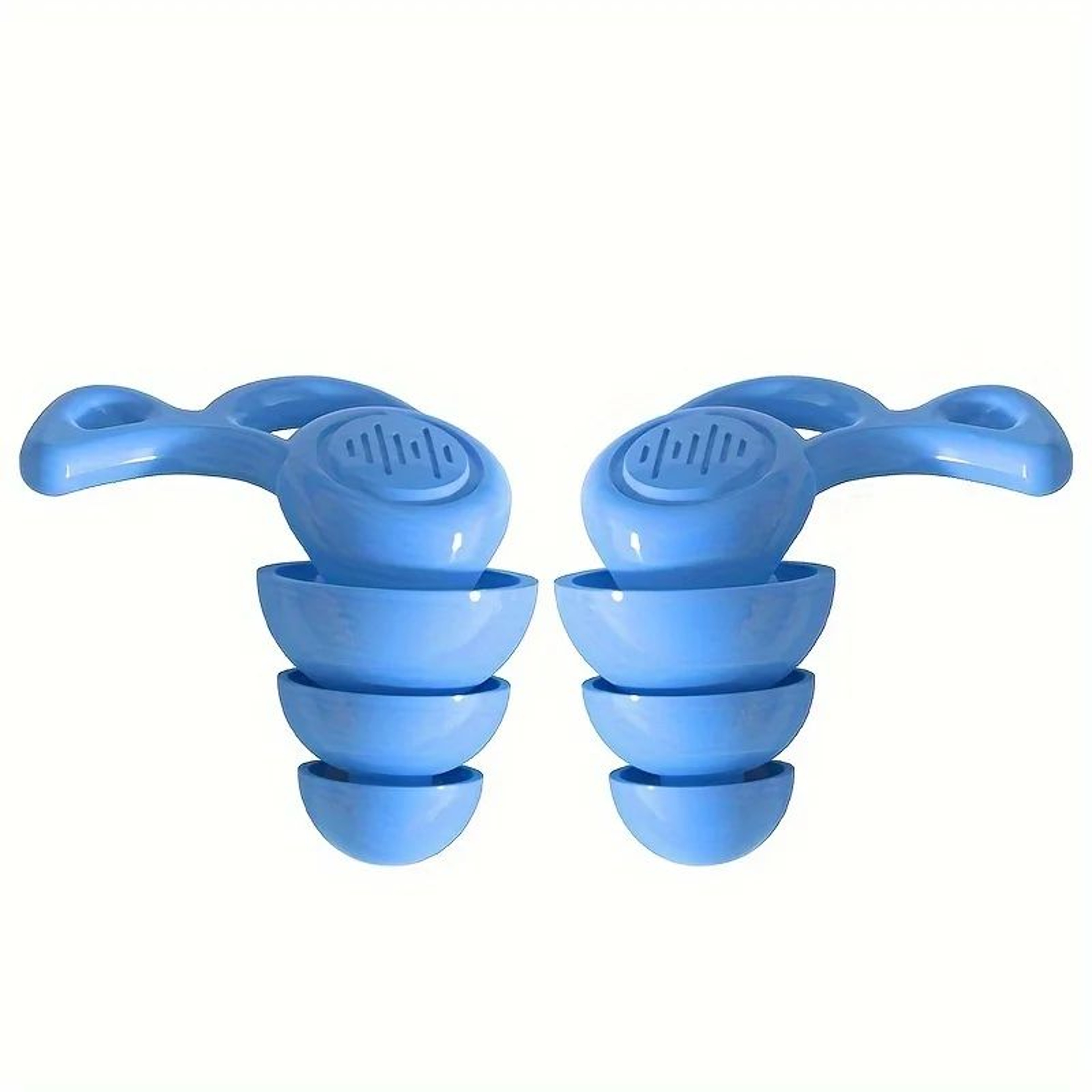 UltraSoft Reusable Silicone Earplugs  NoiseCancelling Earplugs For Sleep  Travel 5