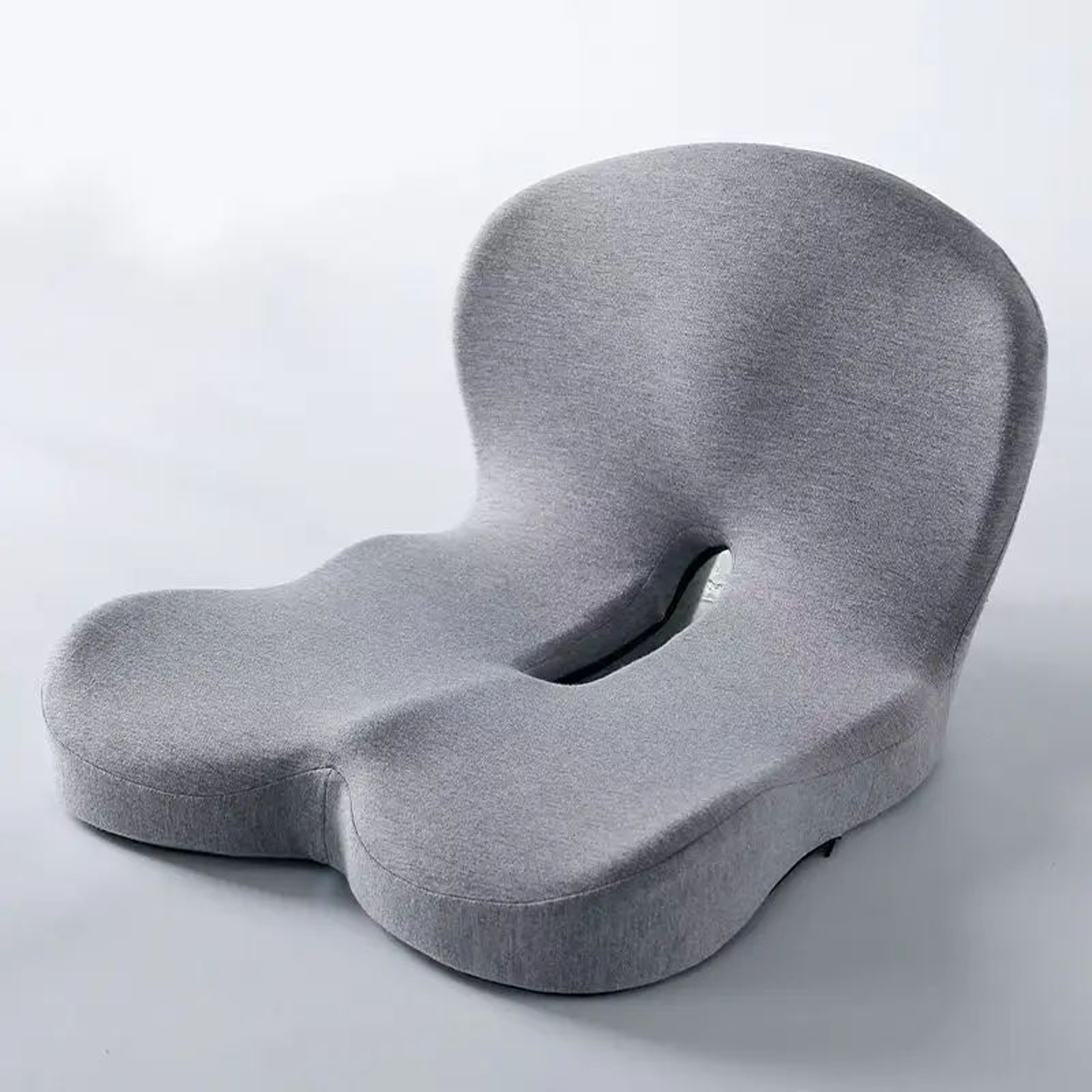 Premium Ergonomic Seat Cushion With Back Support  AllDay Comfort Pad For Office Chairs  Work From H 15