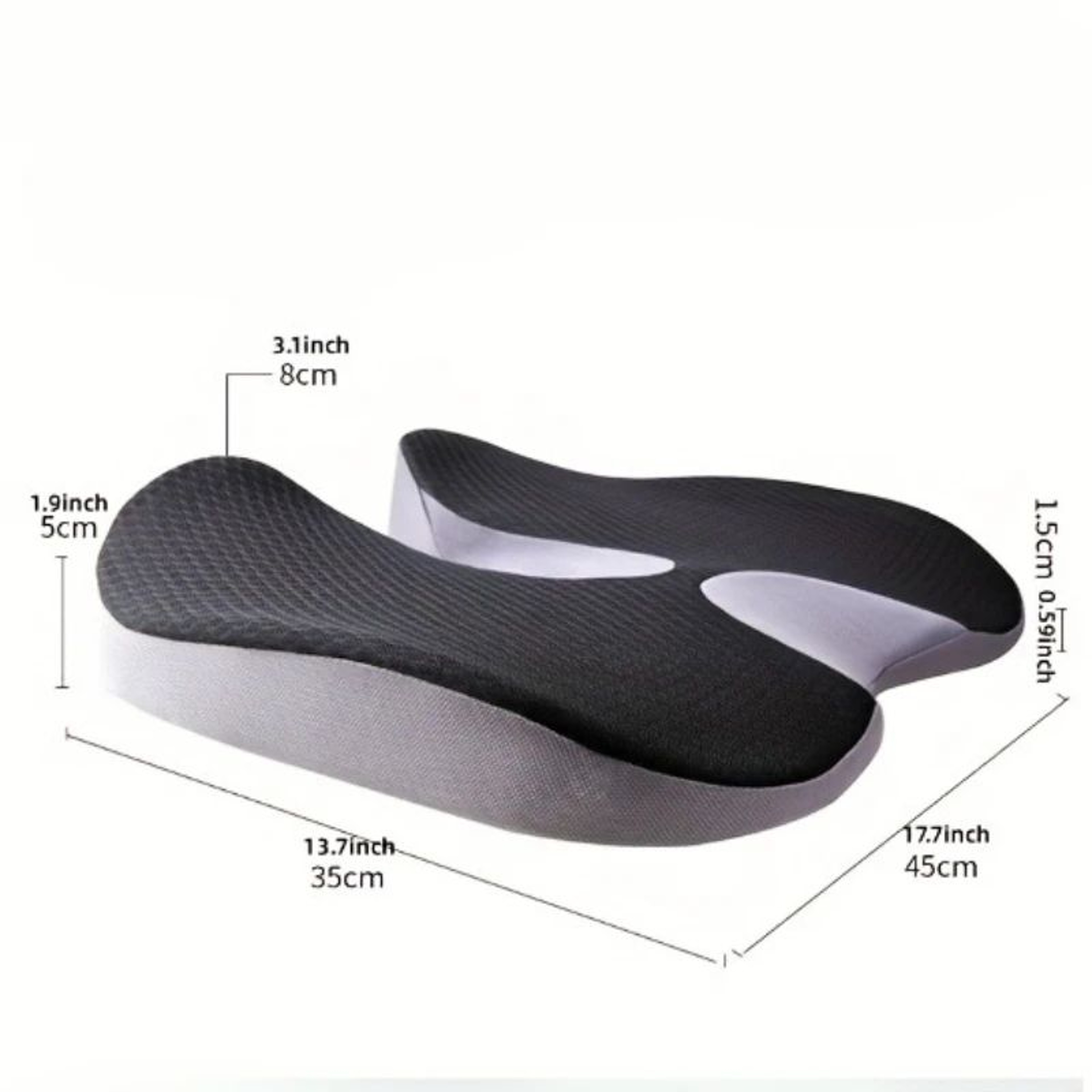 Premium Orthopedic Memory Foam Seat Cushion  Tailbone  Sciatica Pain Relief Coccyx Cushion 6