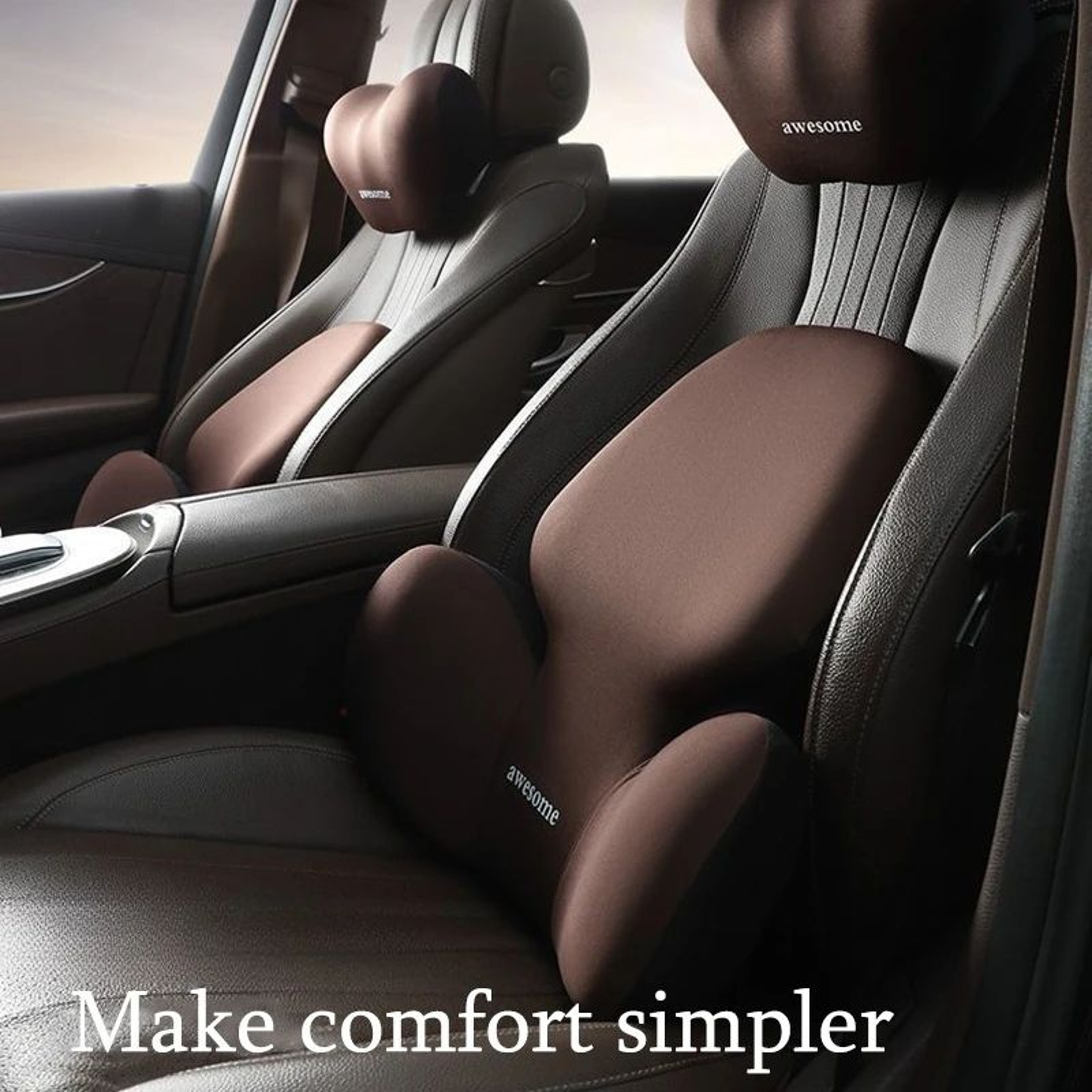 ComfortRide Lumbar Support Cushion  Premium Car  Office Back Support 0