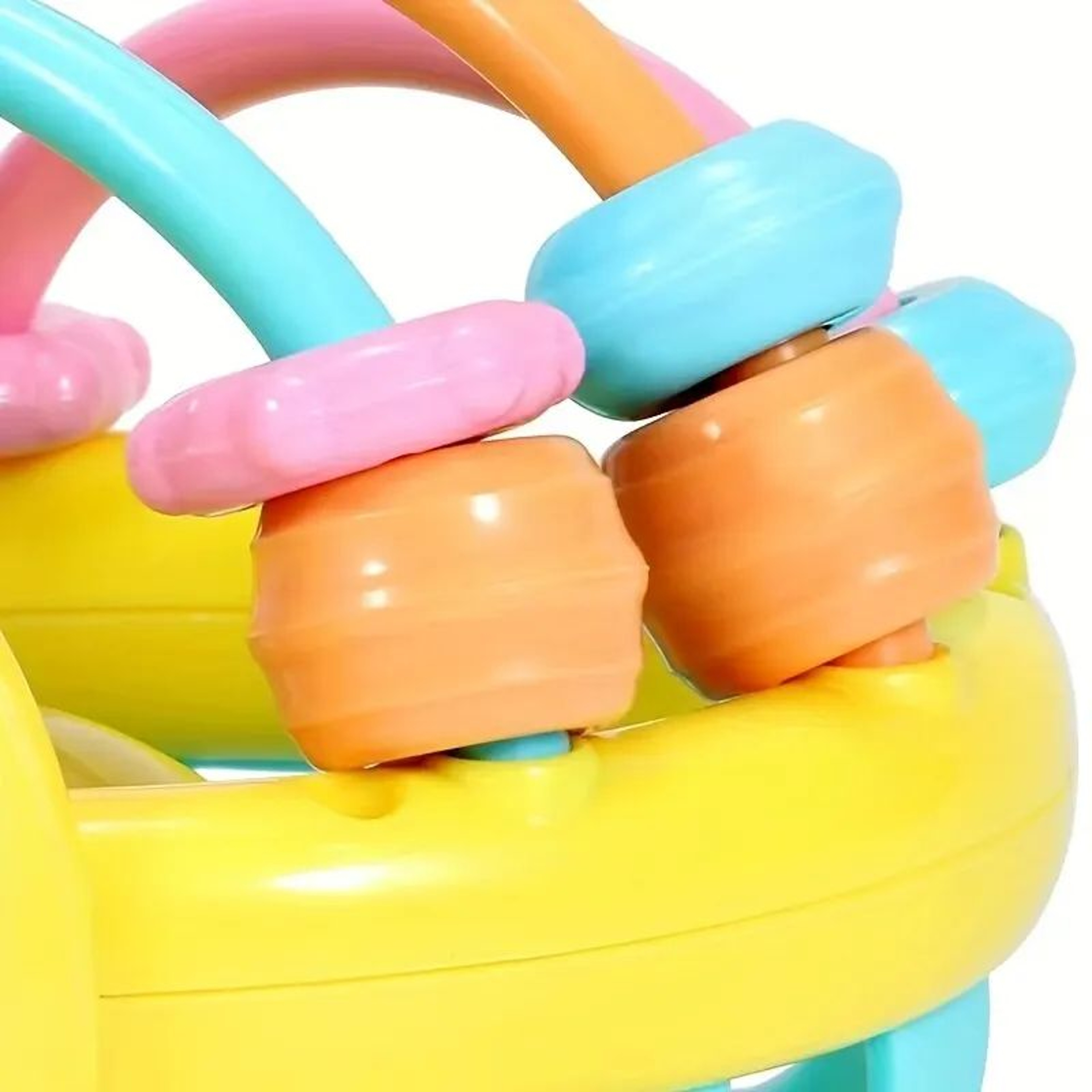 Bendy Baby Rattle Development Ball  SoftGrip Sensory Learning Toy For Infants 3