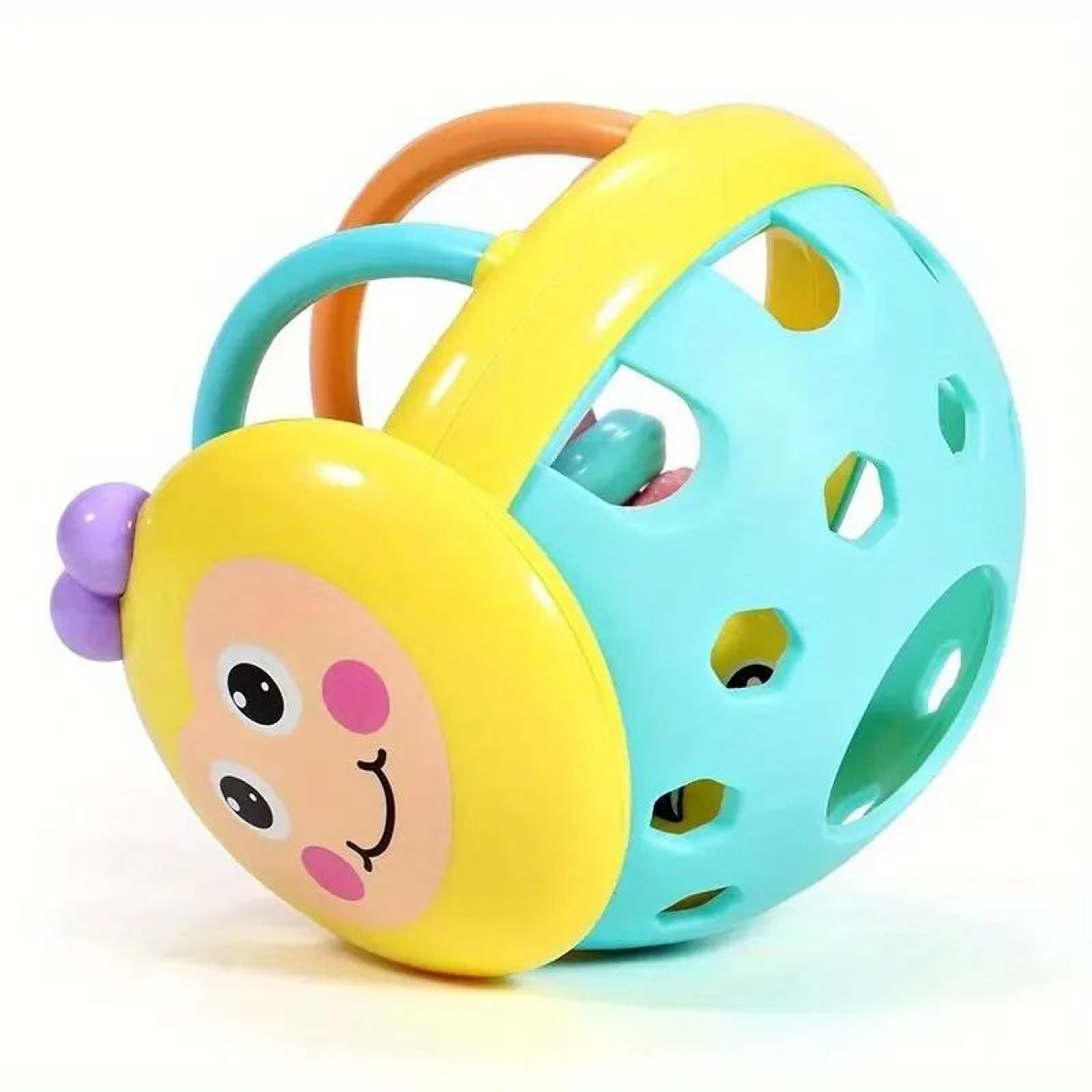 Bendy Baby Rattle Development Ball  SoftGrip Sensory Learning Toy For Infants 4