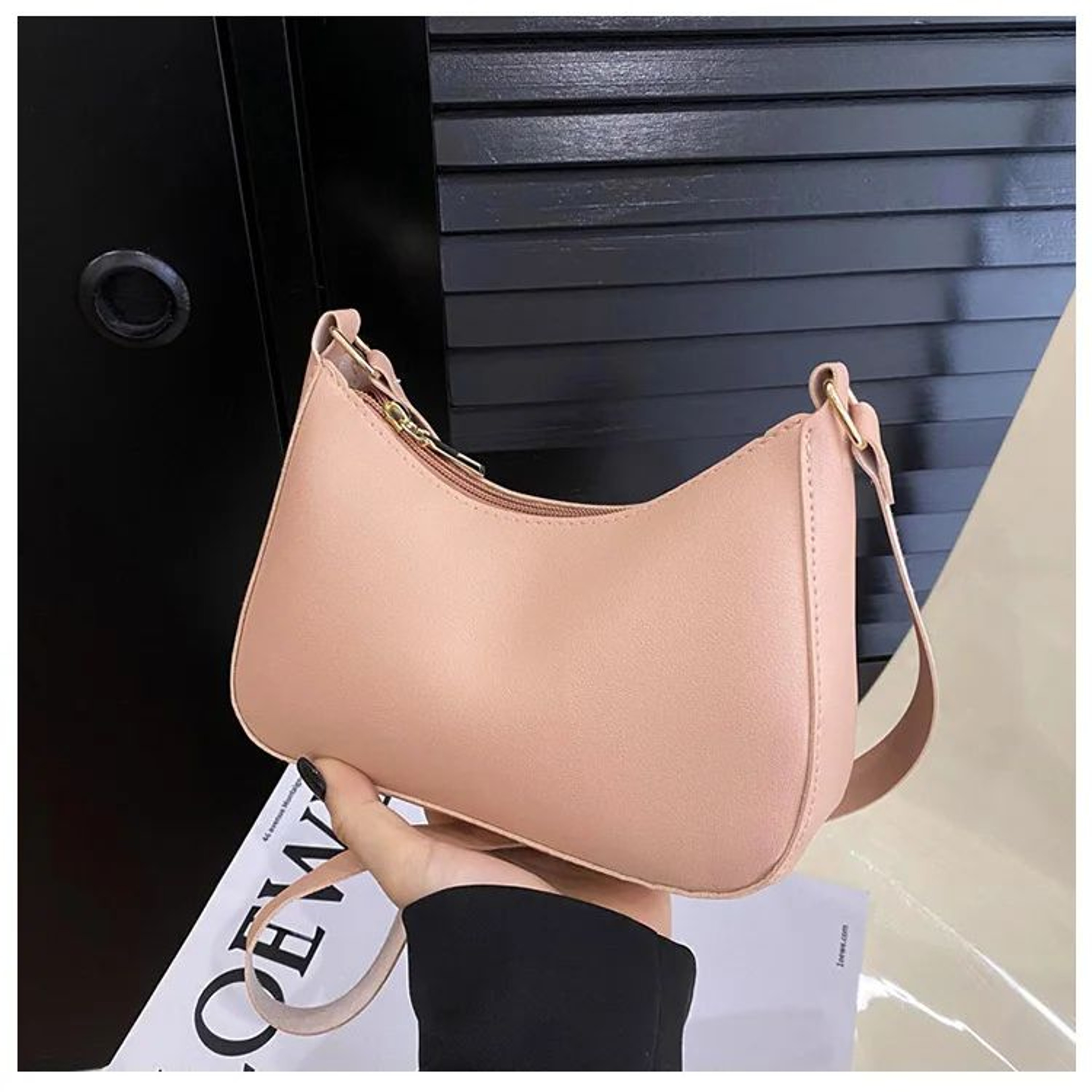 Chic Everyday Minimalist Shoulder Bag  Elegant Small Square Crossbody Bag 7
