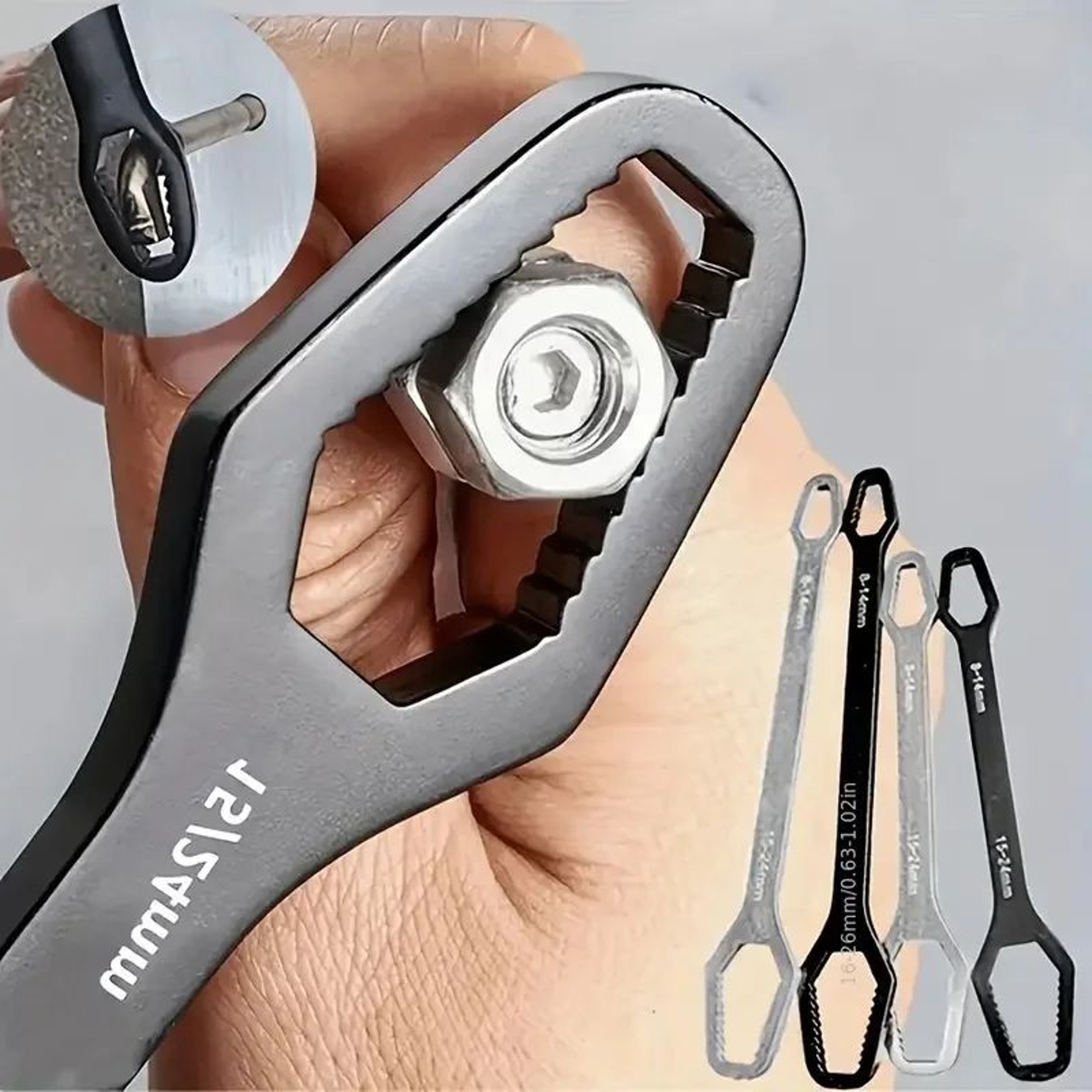 Universal SelfTightening Torx Adjustable Wrench 822mm  HeavyDuty MultiPurpose Spanner For Auto  Hom 0