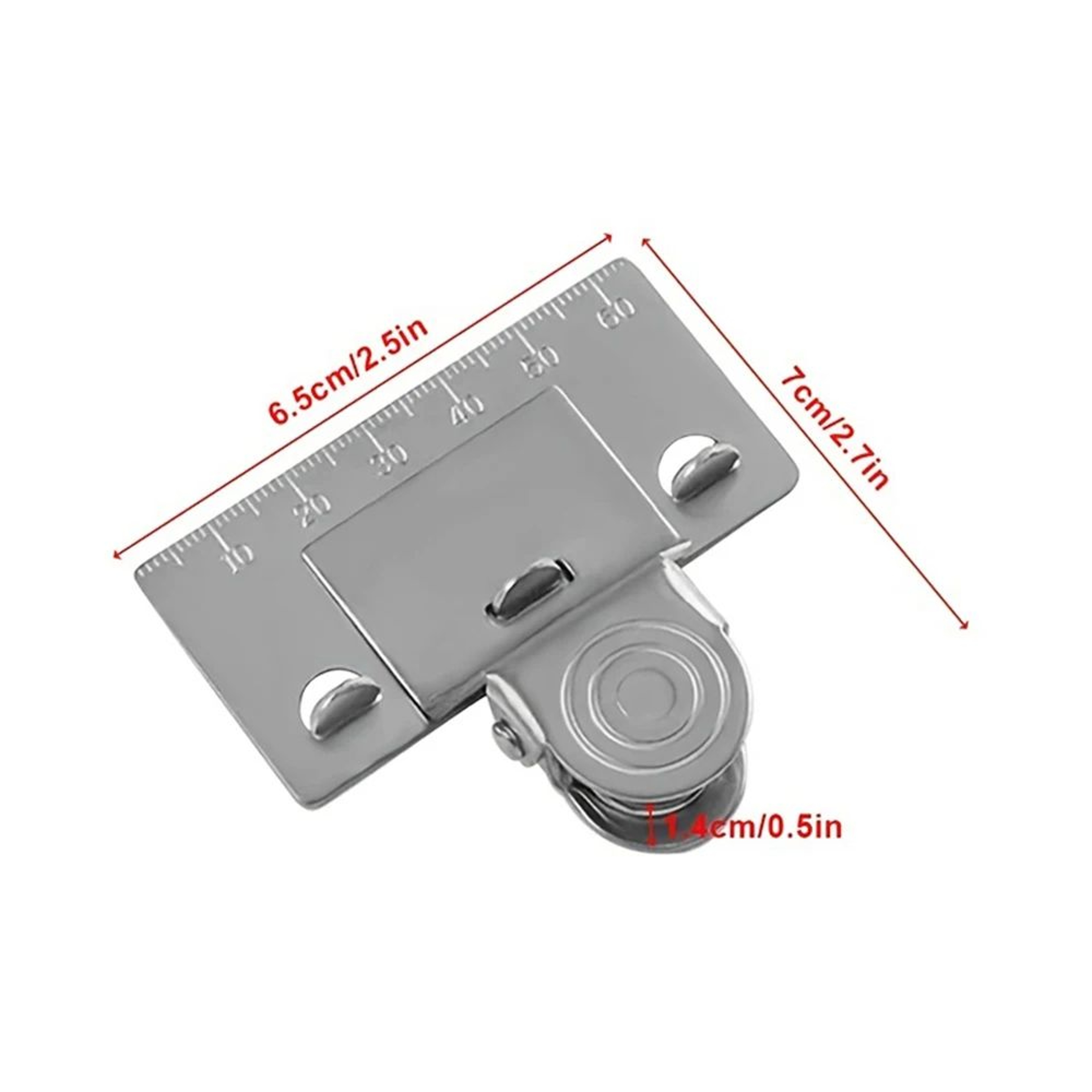 MetalClip Tape Measure Holder  Compact Woodworking Measuring Tool 2
