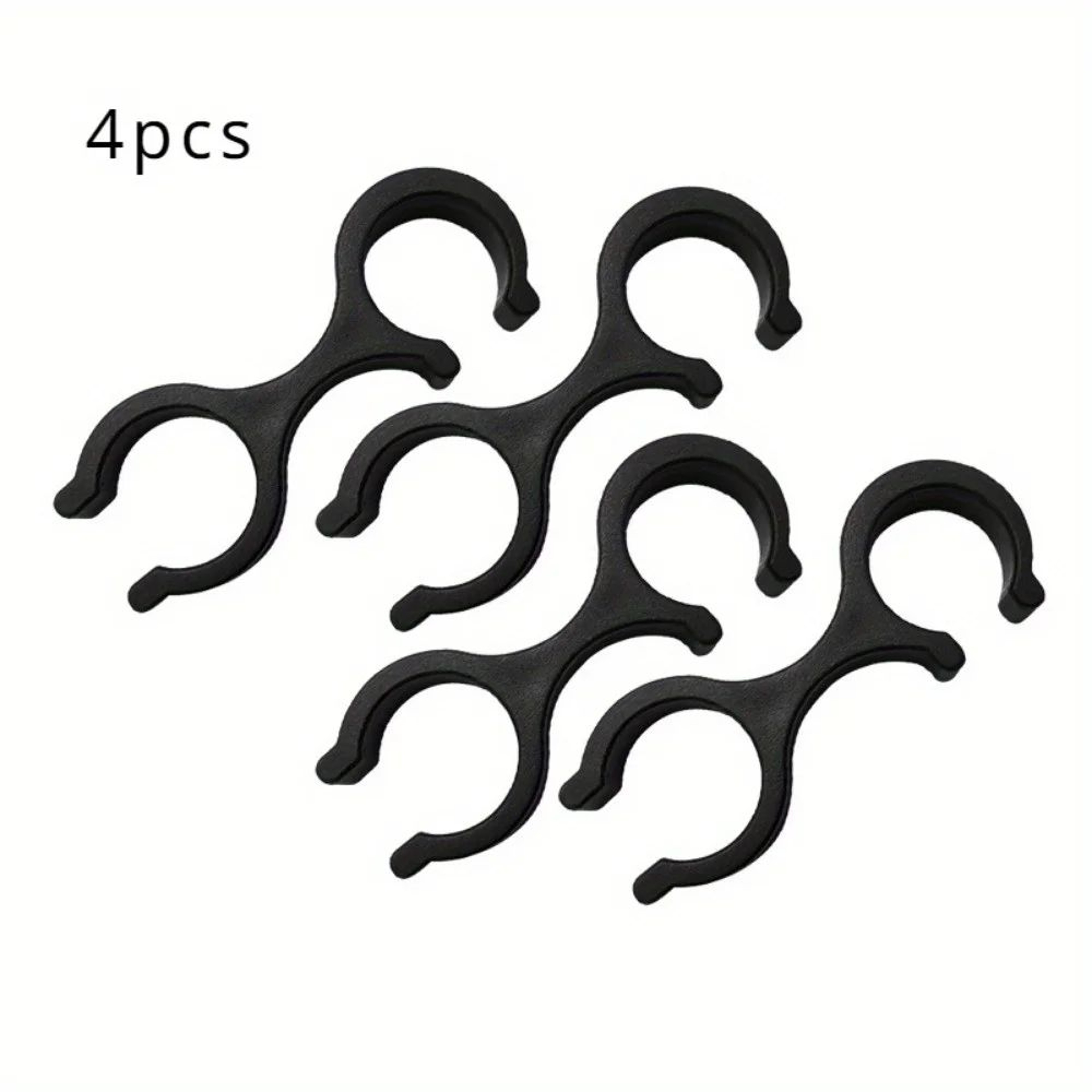 8Shape Trekking Pole Connector Clip  Durable ABS Hiking Stick Attachment For Secure HandsFree Carry 4