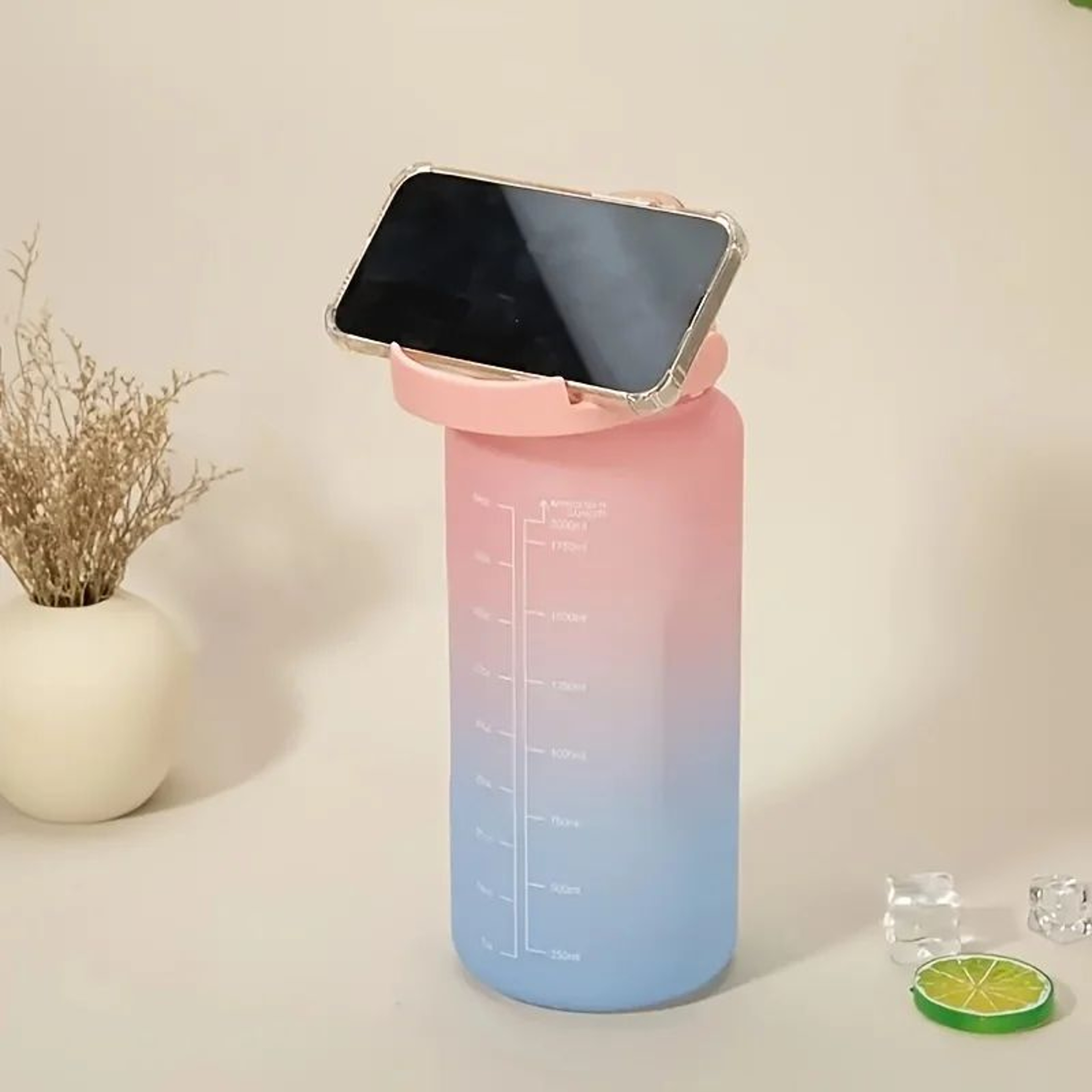 2Liter Motivational Leakproof Water Bottle With Time Markers 5