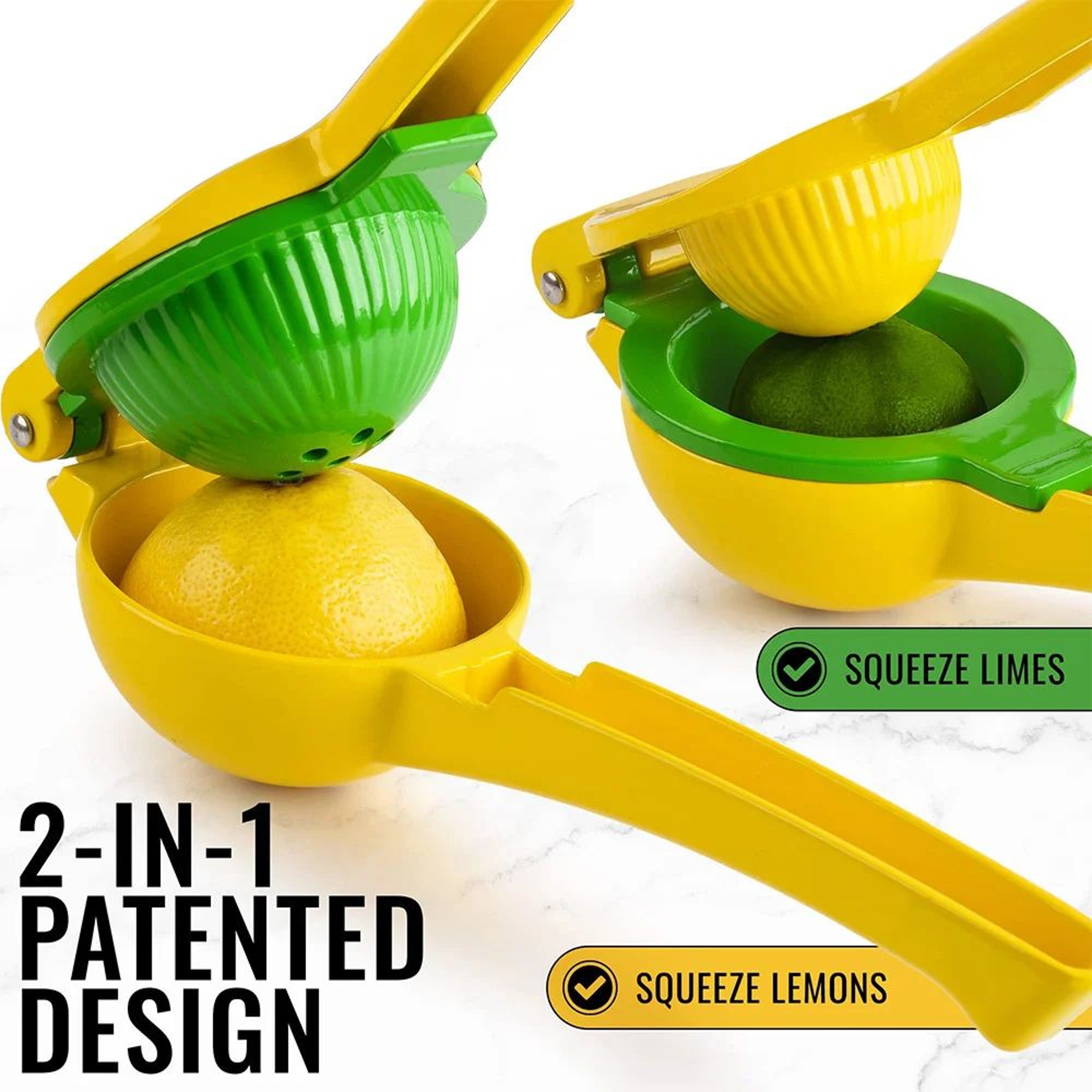 FreshPress Portable Citrus Juicer  Hand Press Orange  Lemon Squeezer 0
