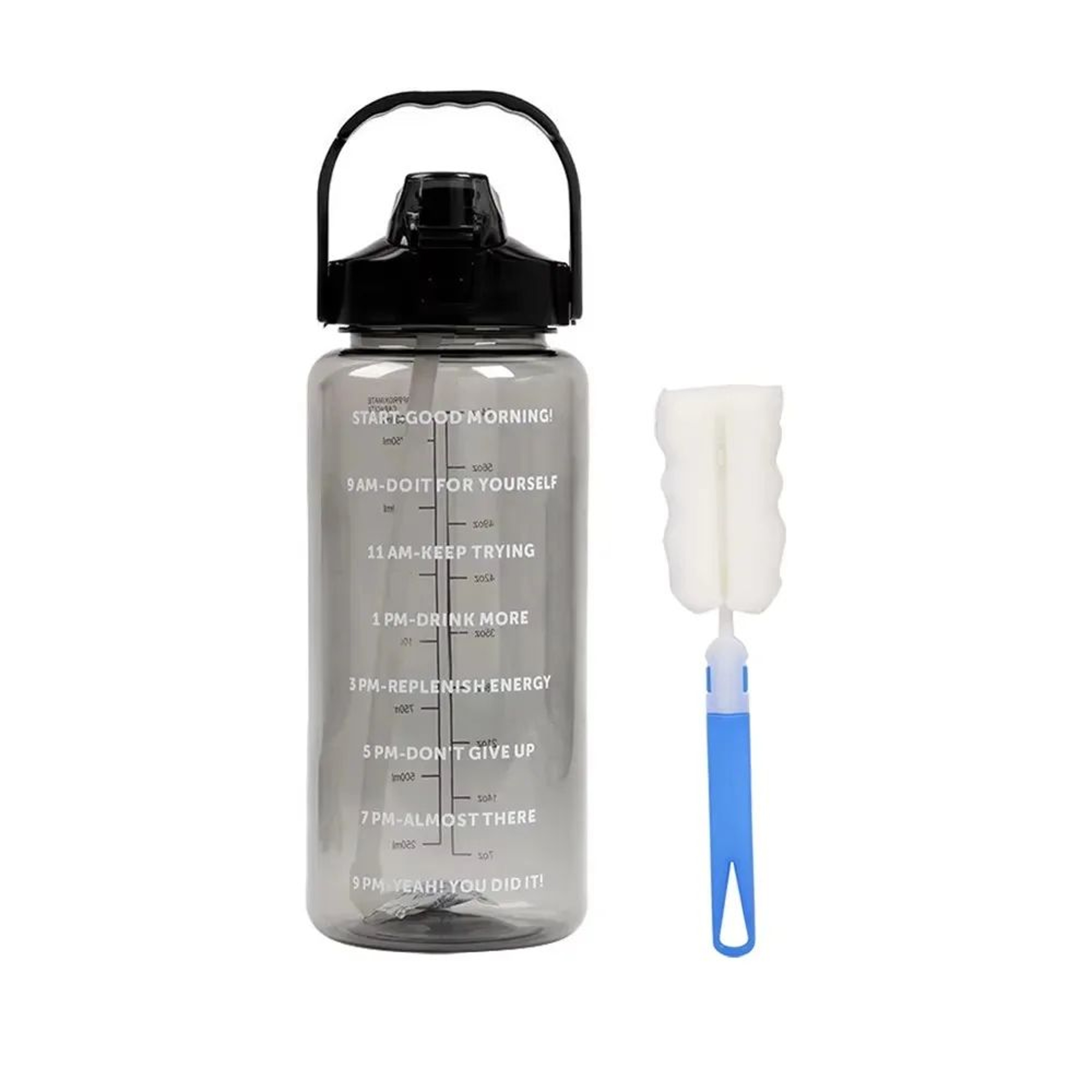HydraMax 2L Portable Straw Sports Water Bottle 10