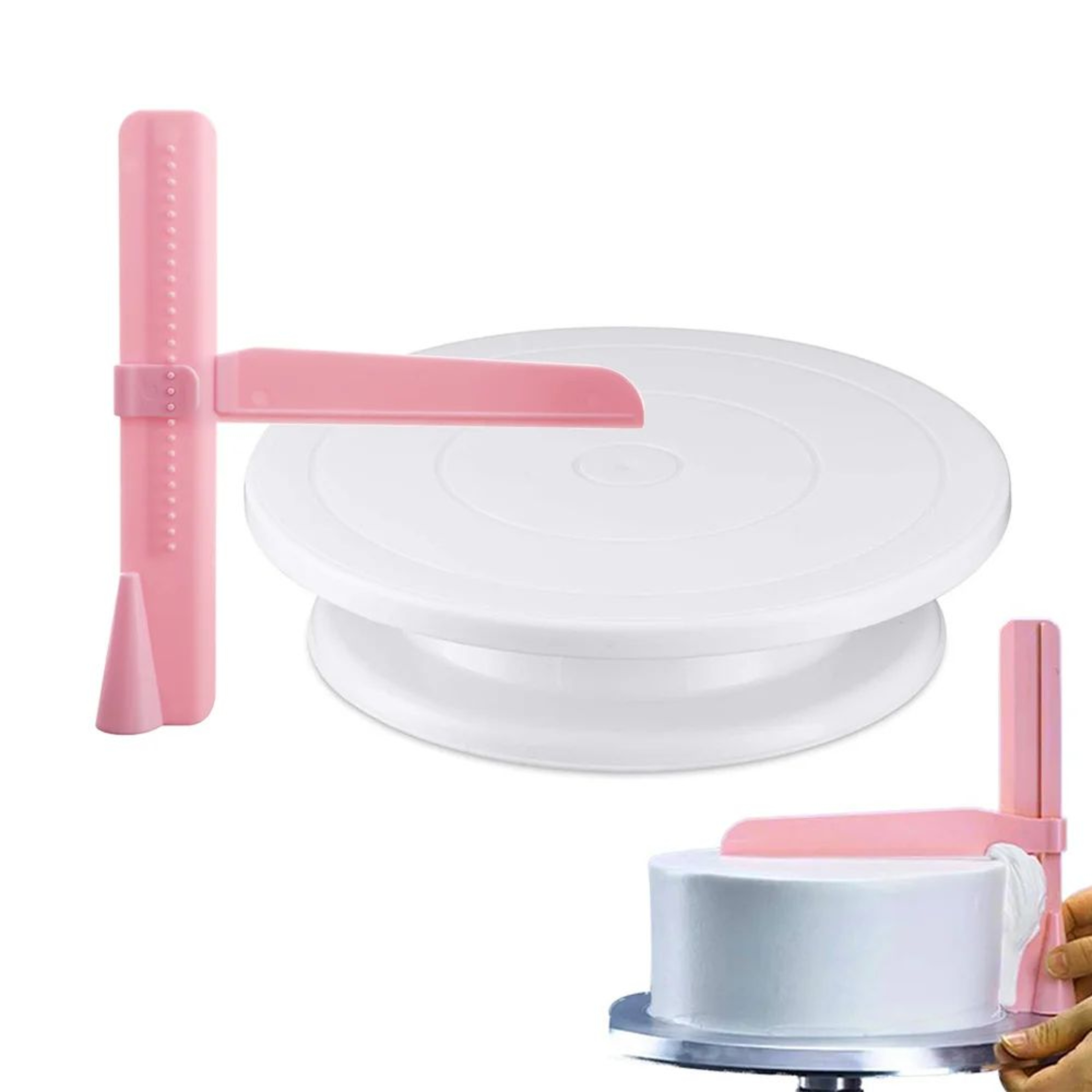 CakeCraft Pro 11inch Rotating Cake Turntable  Decorating Stand 0