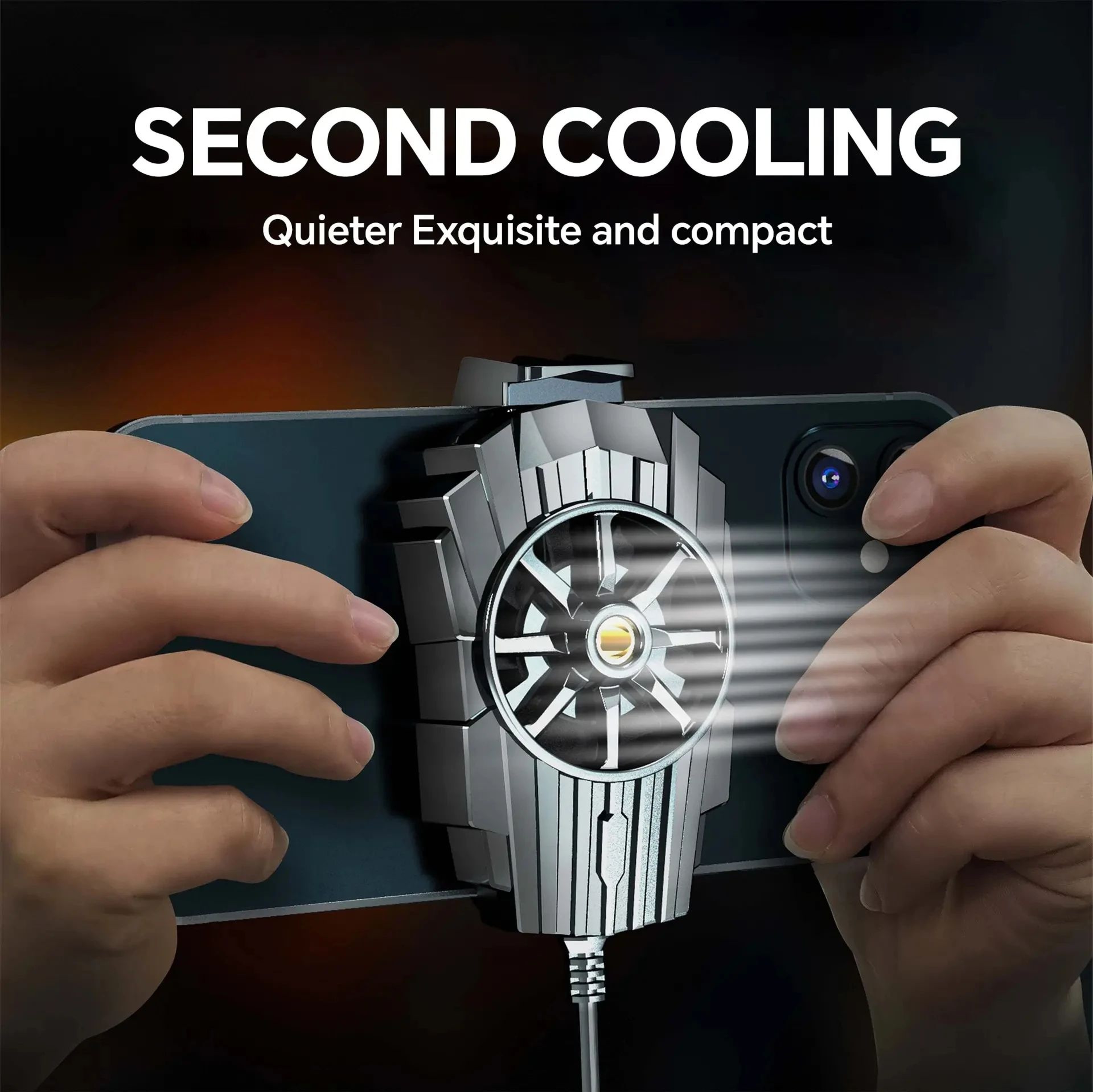 Portable Mobile Phone Cooling Fan For Gaming  USB Radiator Mini Cooler For IPhone  Android 3