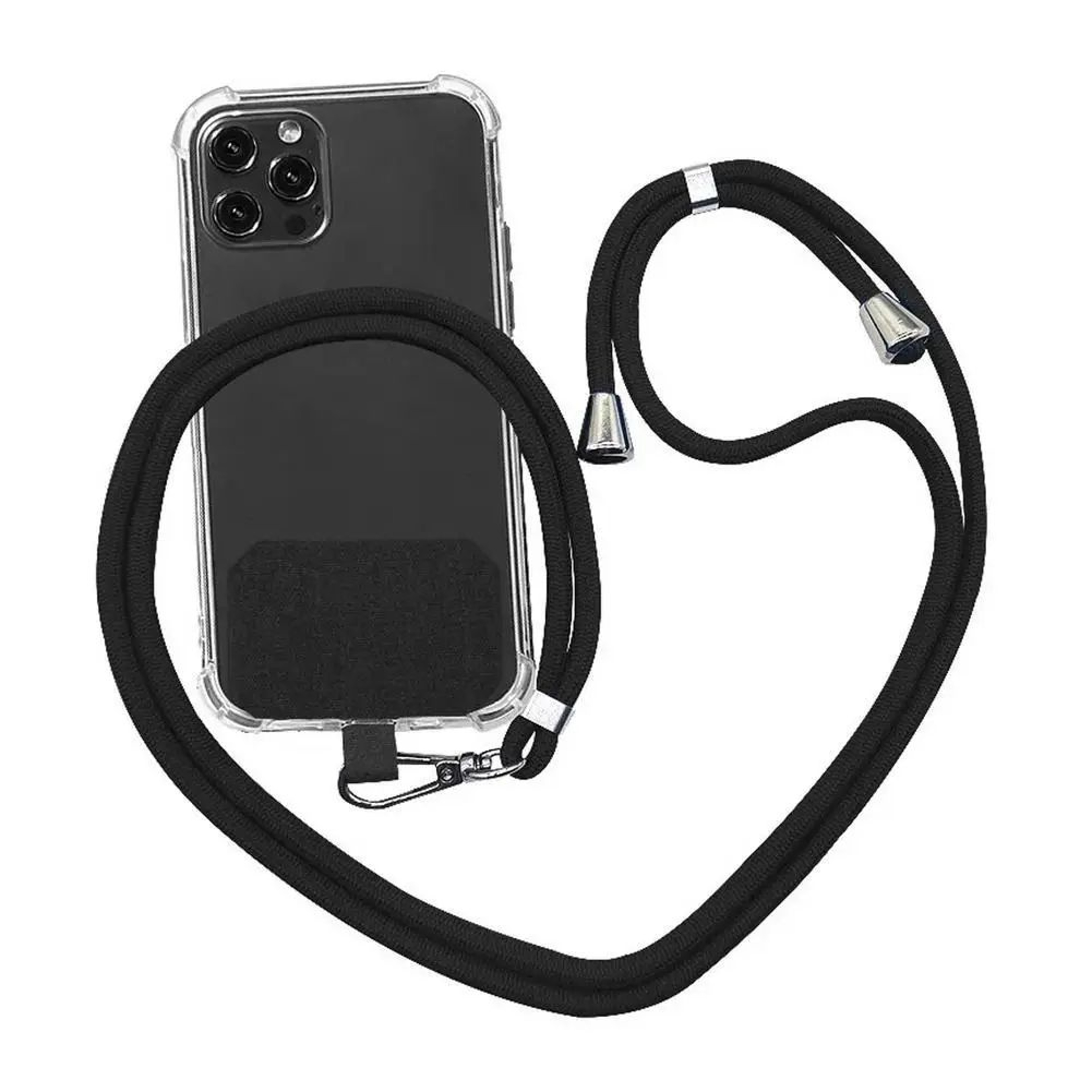 Adjustable Crossbody Phone Lanyard With Secure Back Clip  AntiLoss HandsFree Strap 0