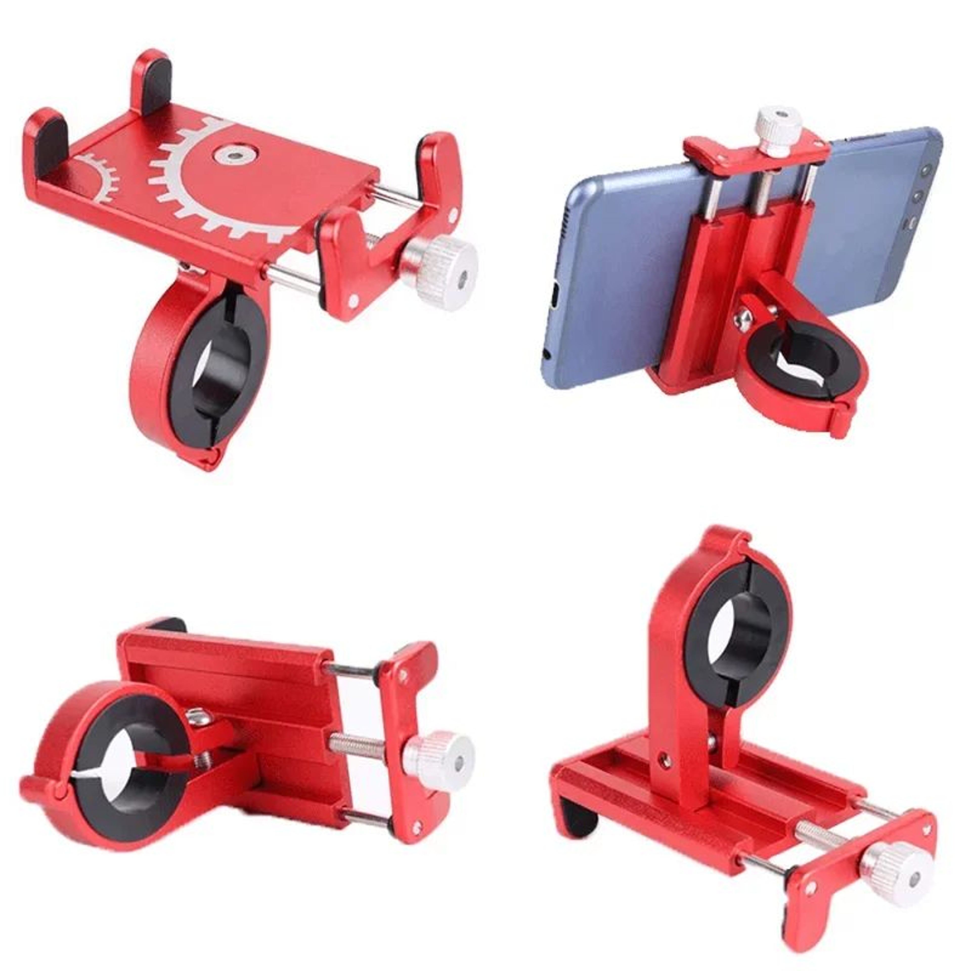 Universal Alloy Bike Phone Holder  AntiSlip Handlebar Mount For MTB EBike  Motorcycle 1