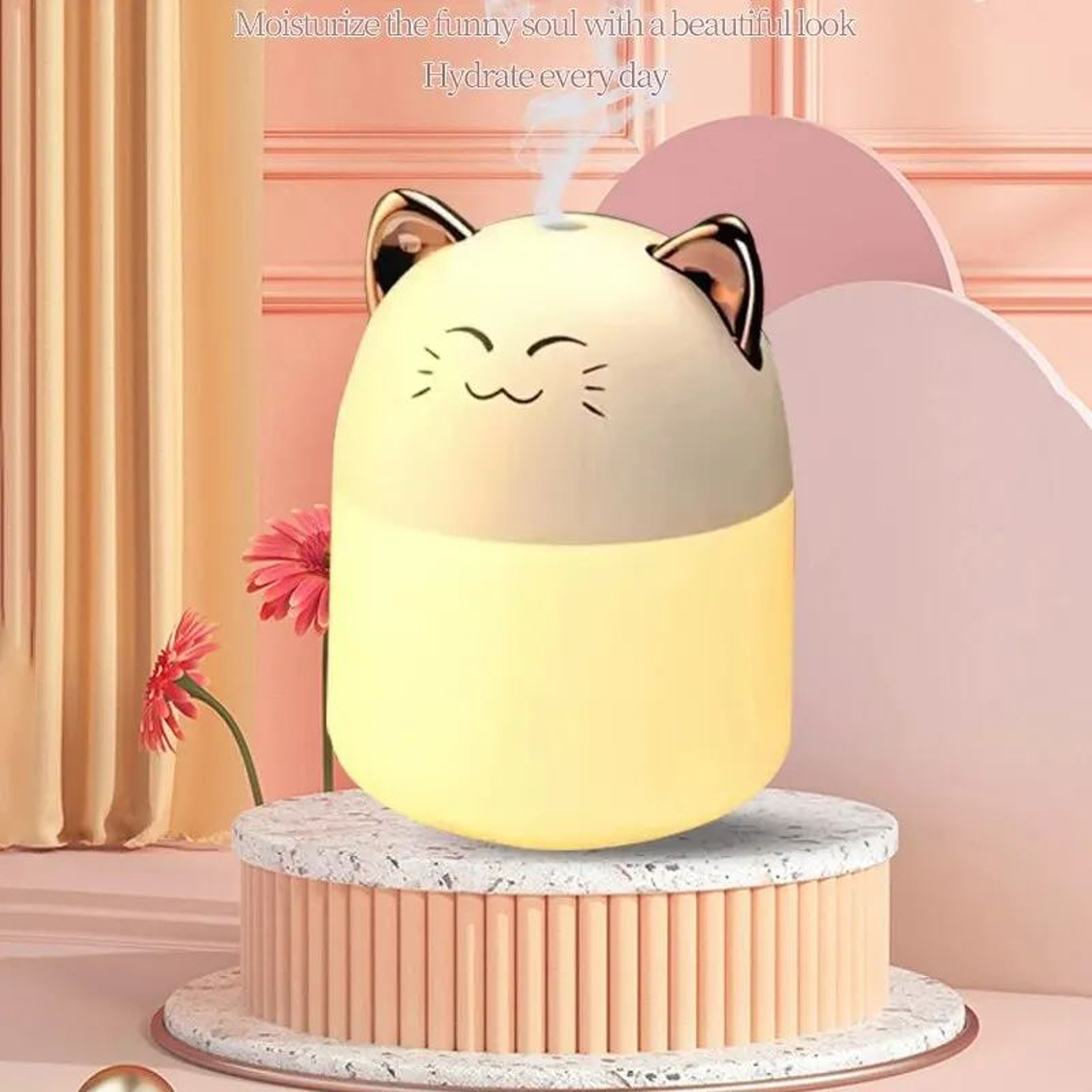 Cute Pet Mini USB Humidifier For Desktop  Bedroom 2
