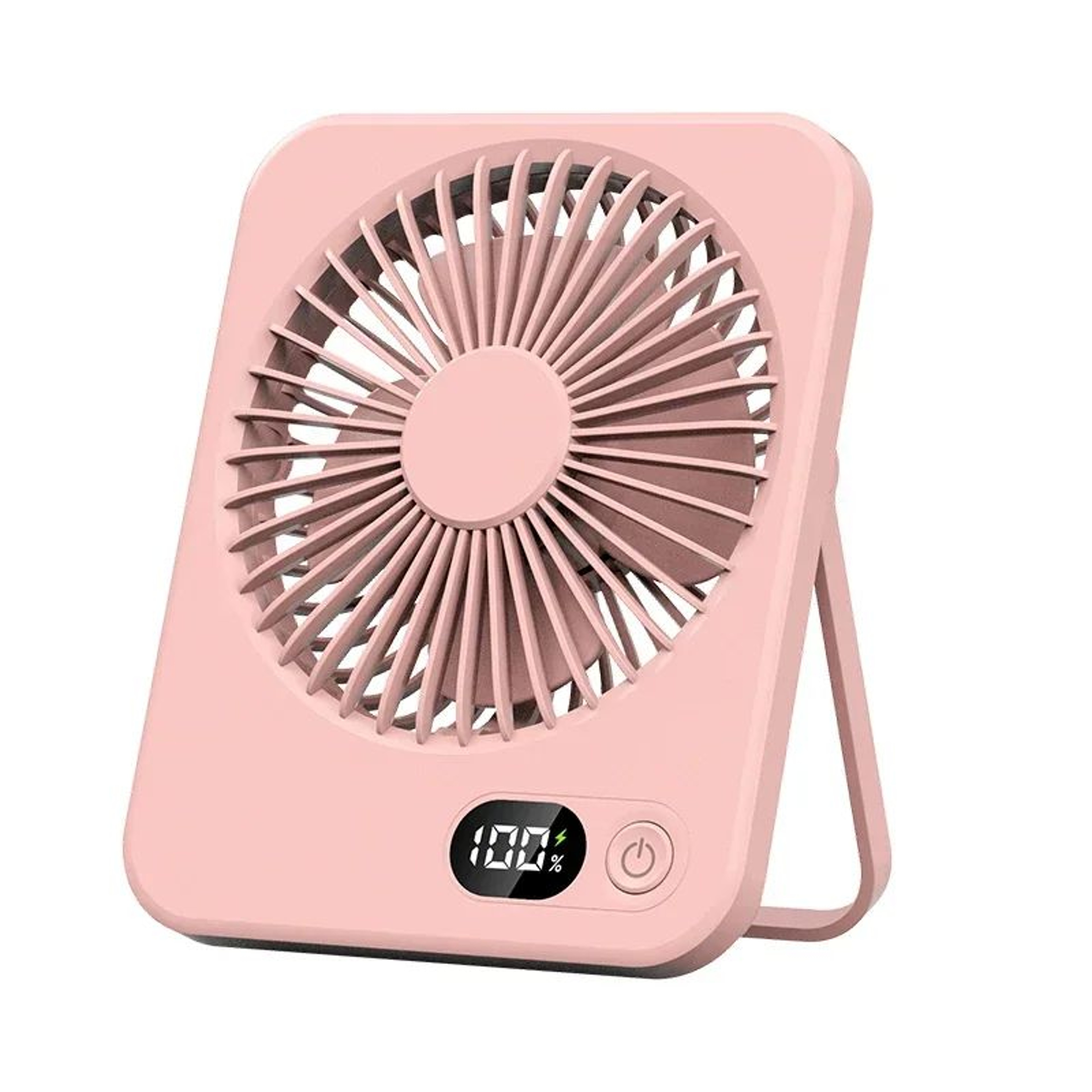 USBC 5Speed Desktop Mini Fan With LED Display  Quiet Portable Air Circulator For Office Home  Trave 5