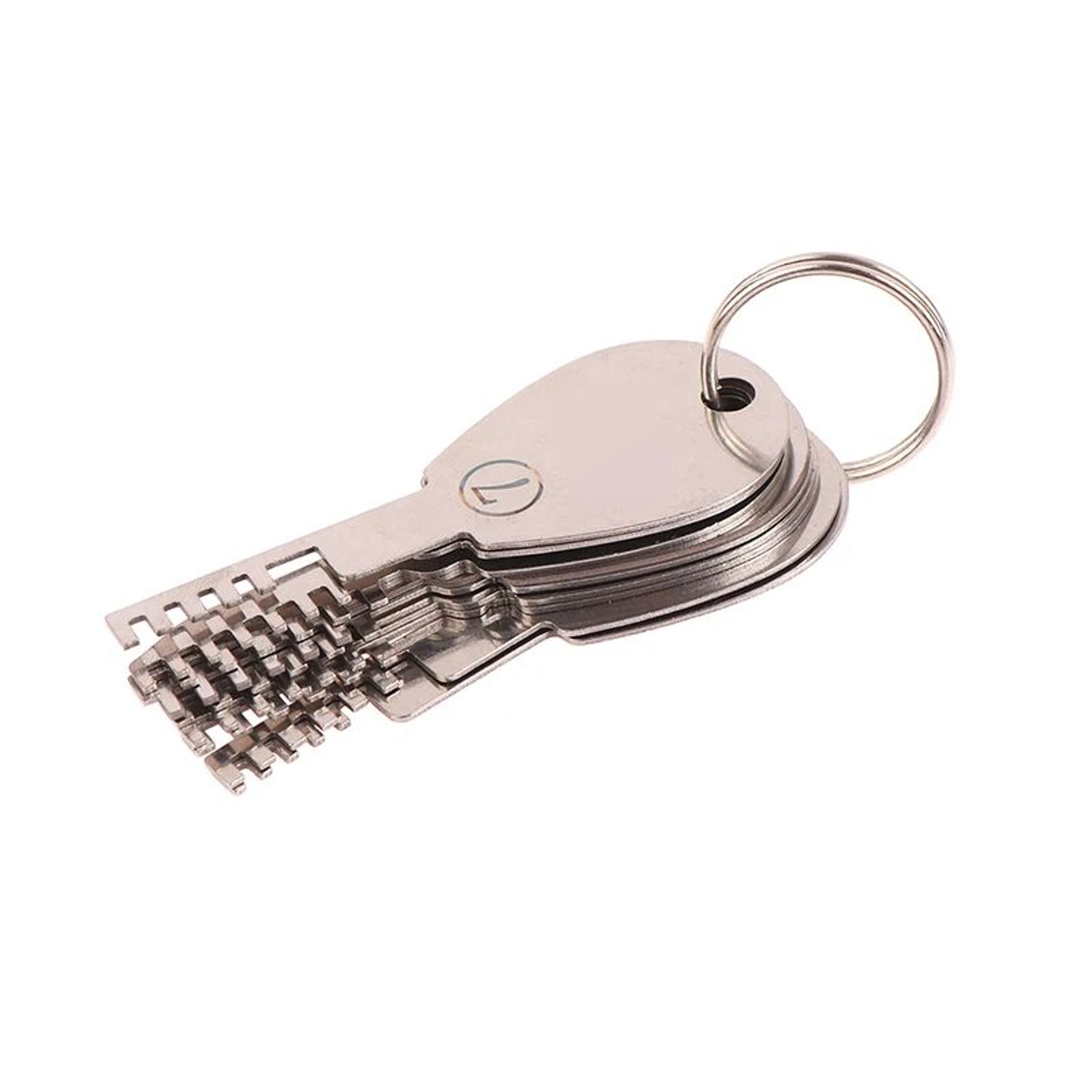 HUK Stainless Steel 9in1 Comb Lock Repair Tool Set 1