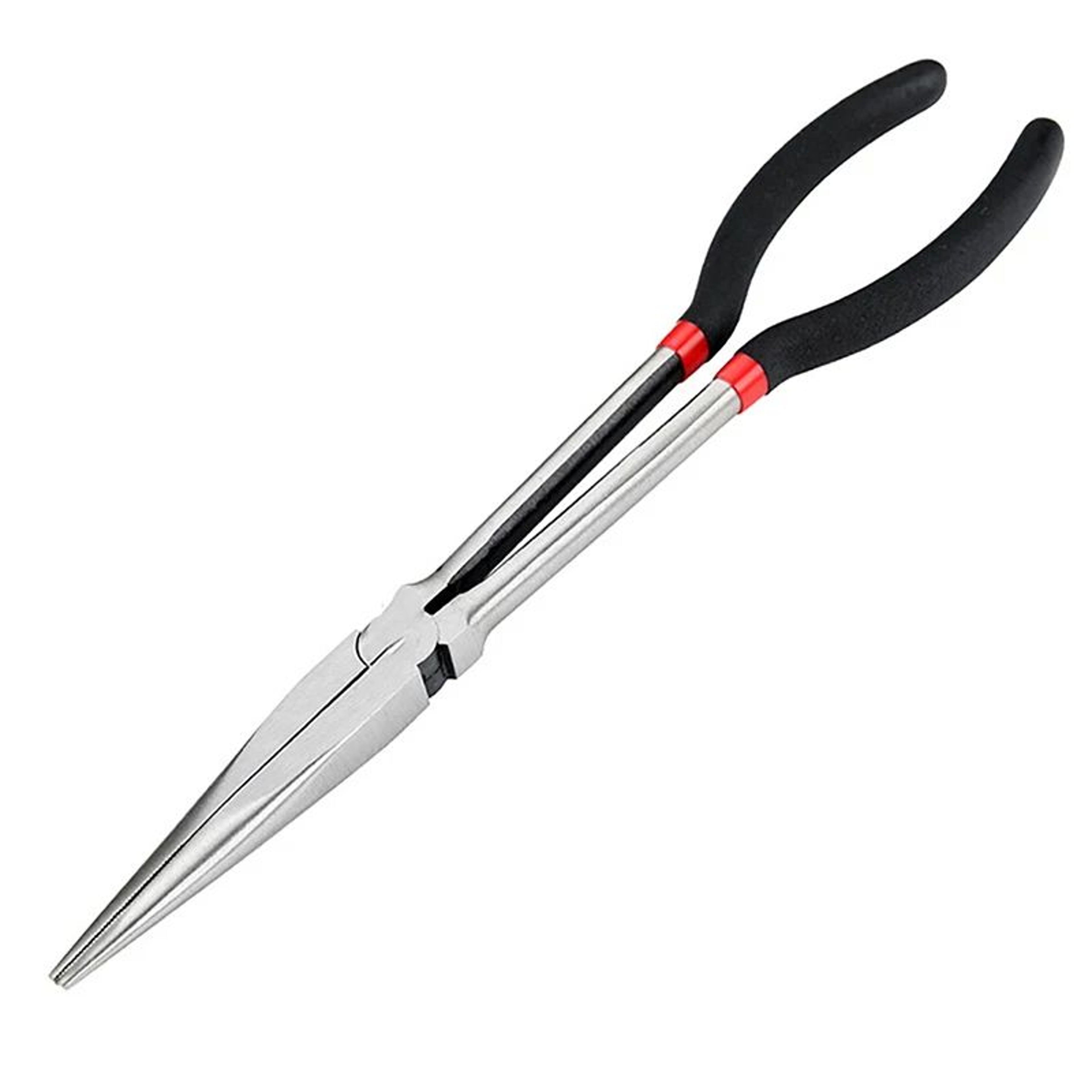 PrecisionGrip Carbon Steel NeedleNose Fishing Pliers  Long Handle NonSlip Gripper Tool 5