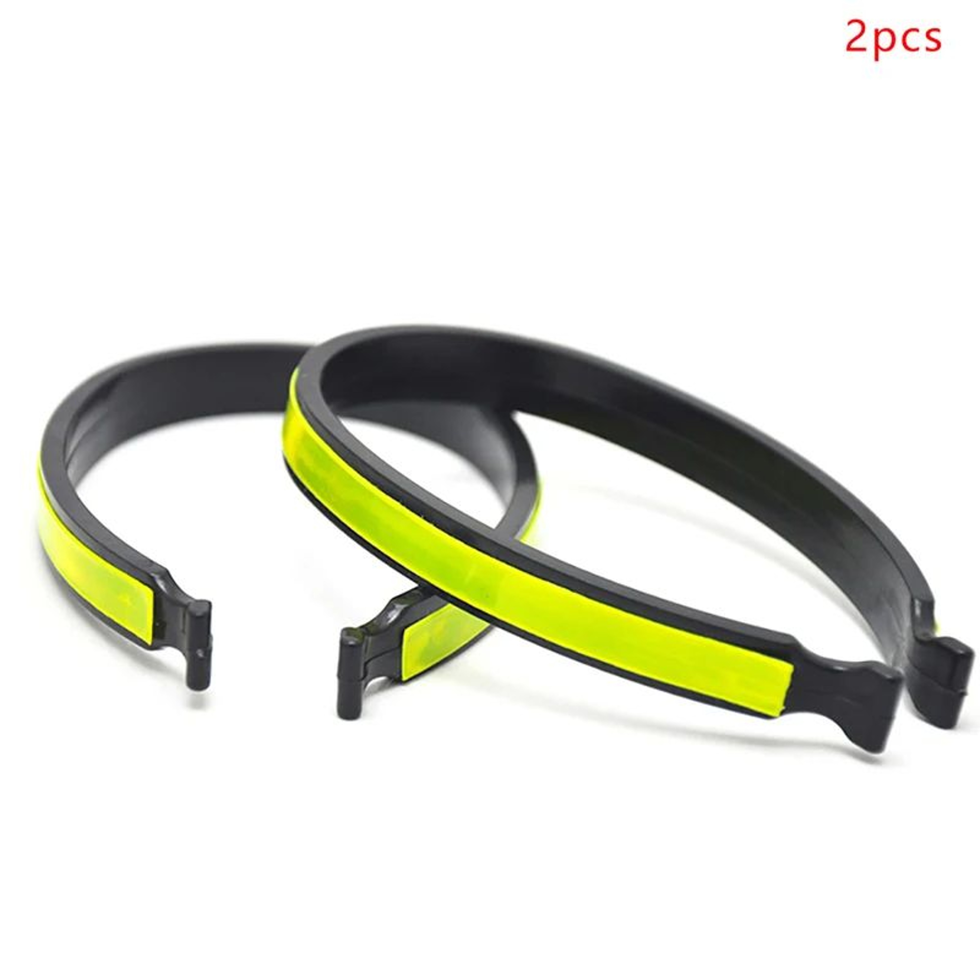 HighVisibility Reflective Cycling Trouser Clips  Secure Safe Bike Pants Straps 2Pack 3