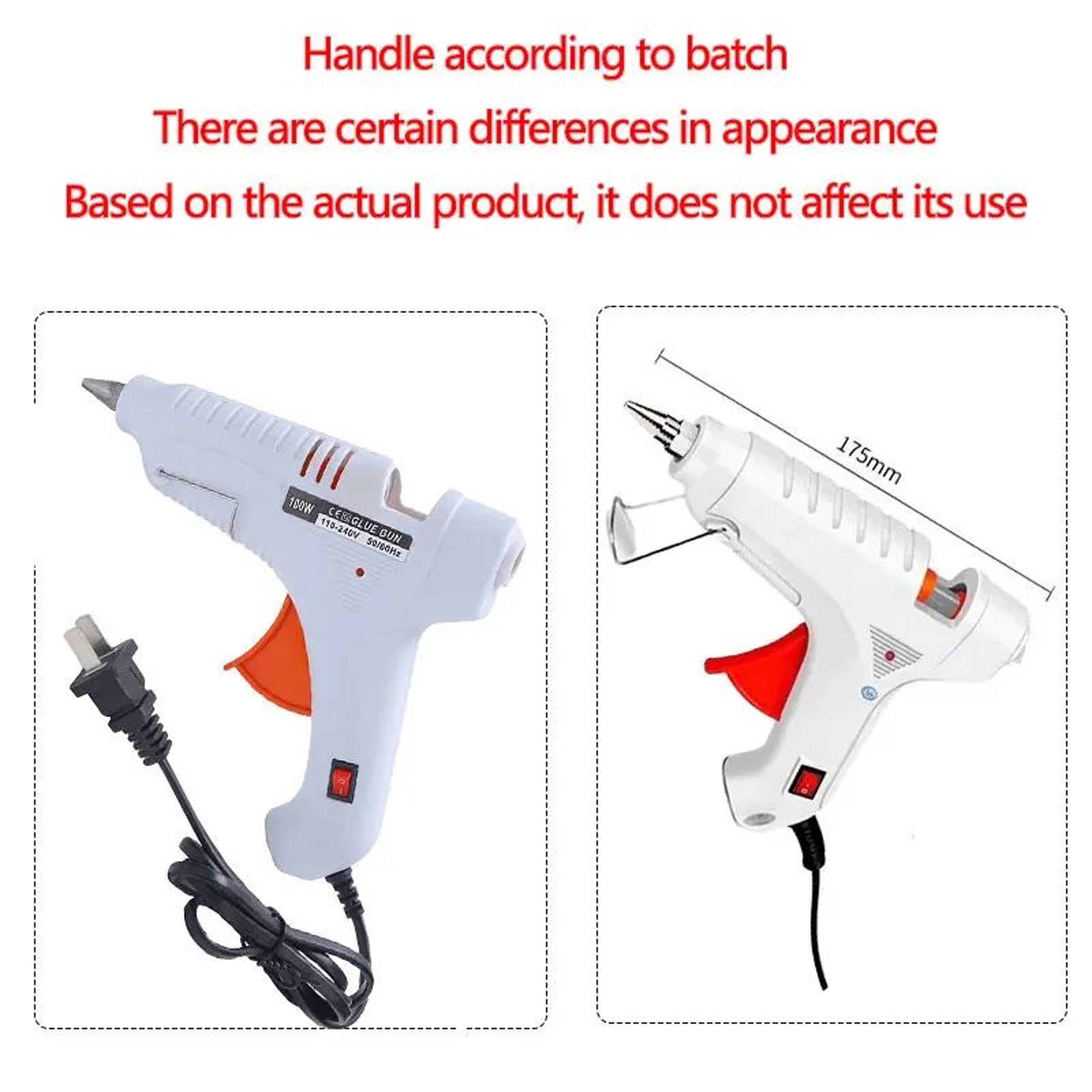 100W HeavyDuty Hot Melt Glue Gun For DIY Crafts  Fast Repairs 5