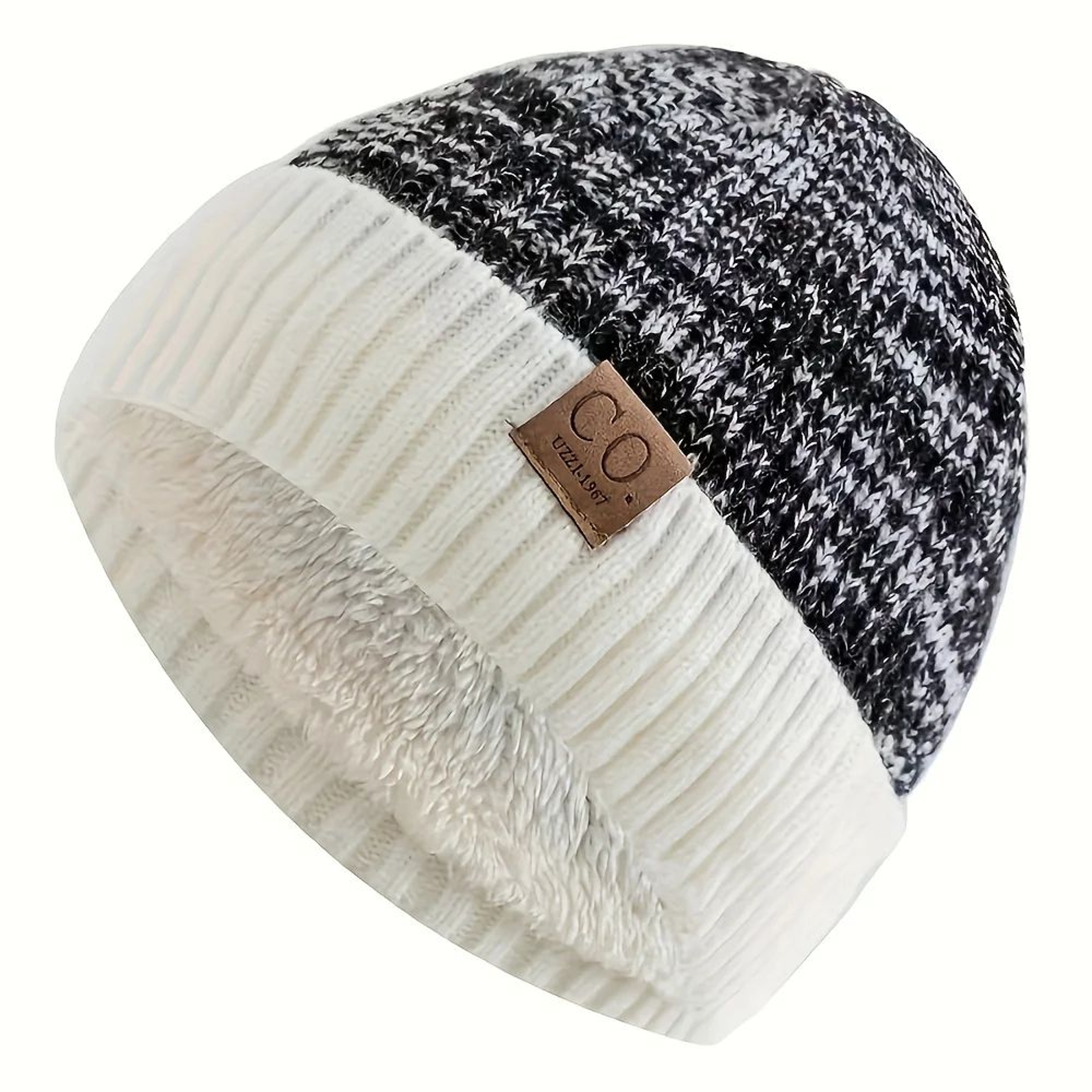 Korean Letter Knit Beanie  Thick Winter Wool Cap For A Flattering Fit 7