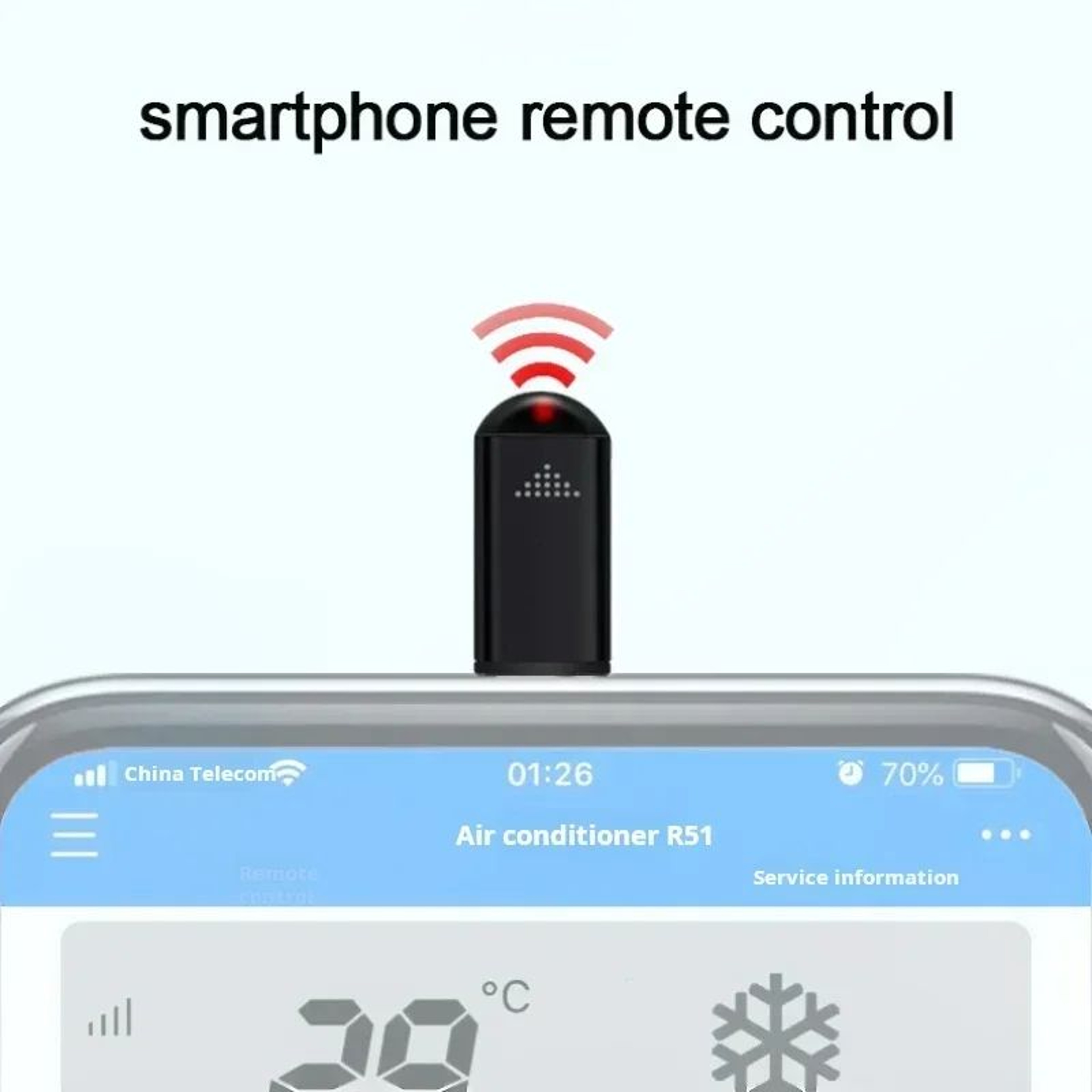 USBC Infrared Transmitter Adapter  Turn Your Phone Into A Smart Universal Remote 0