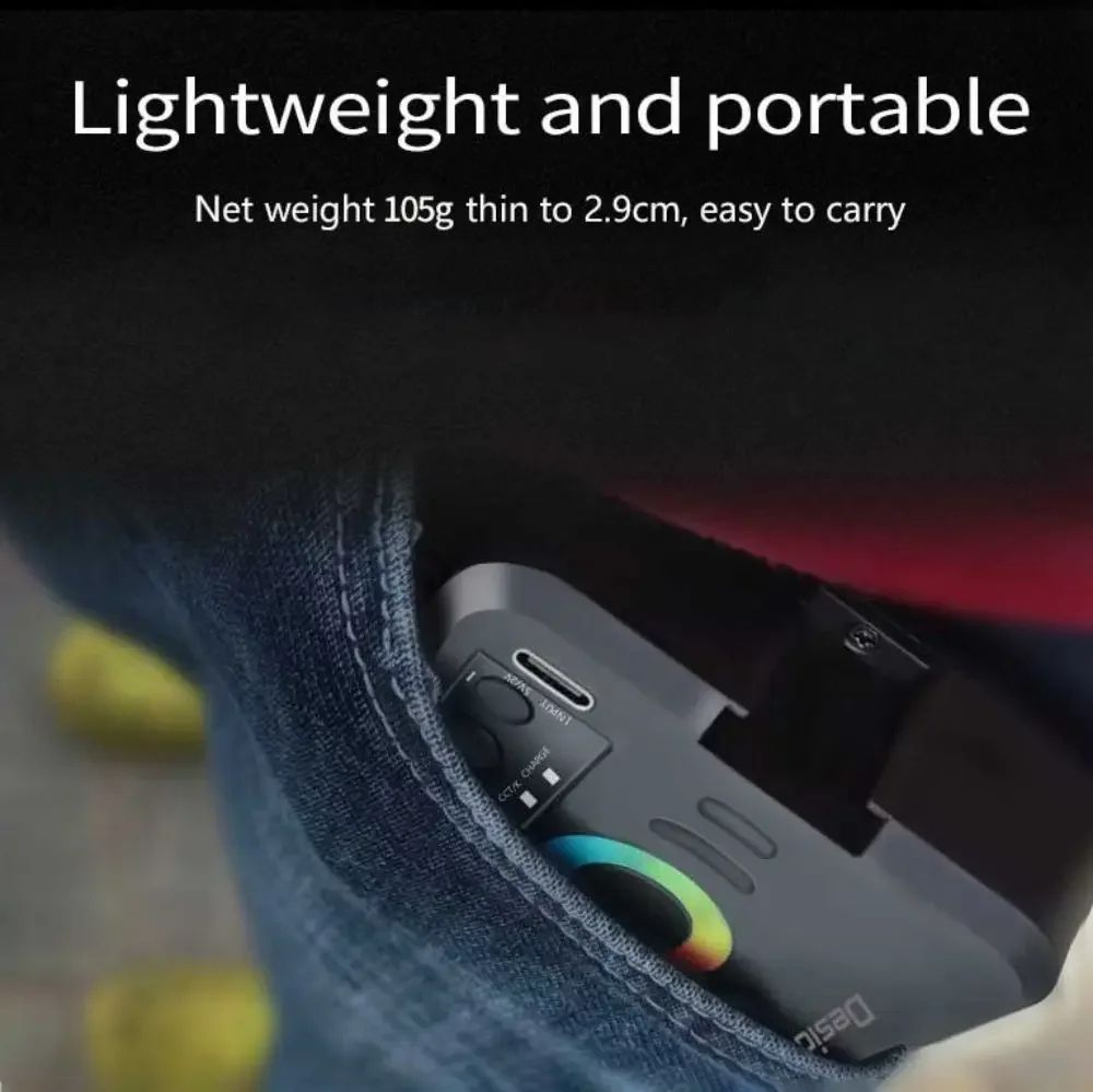 PocketGlow Mini RGB LED Fill Light For Camera And Smartphone Photography 2
