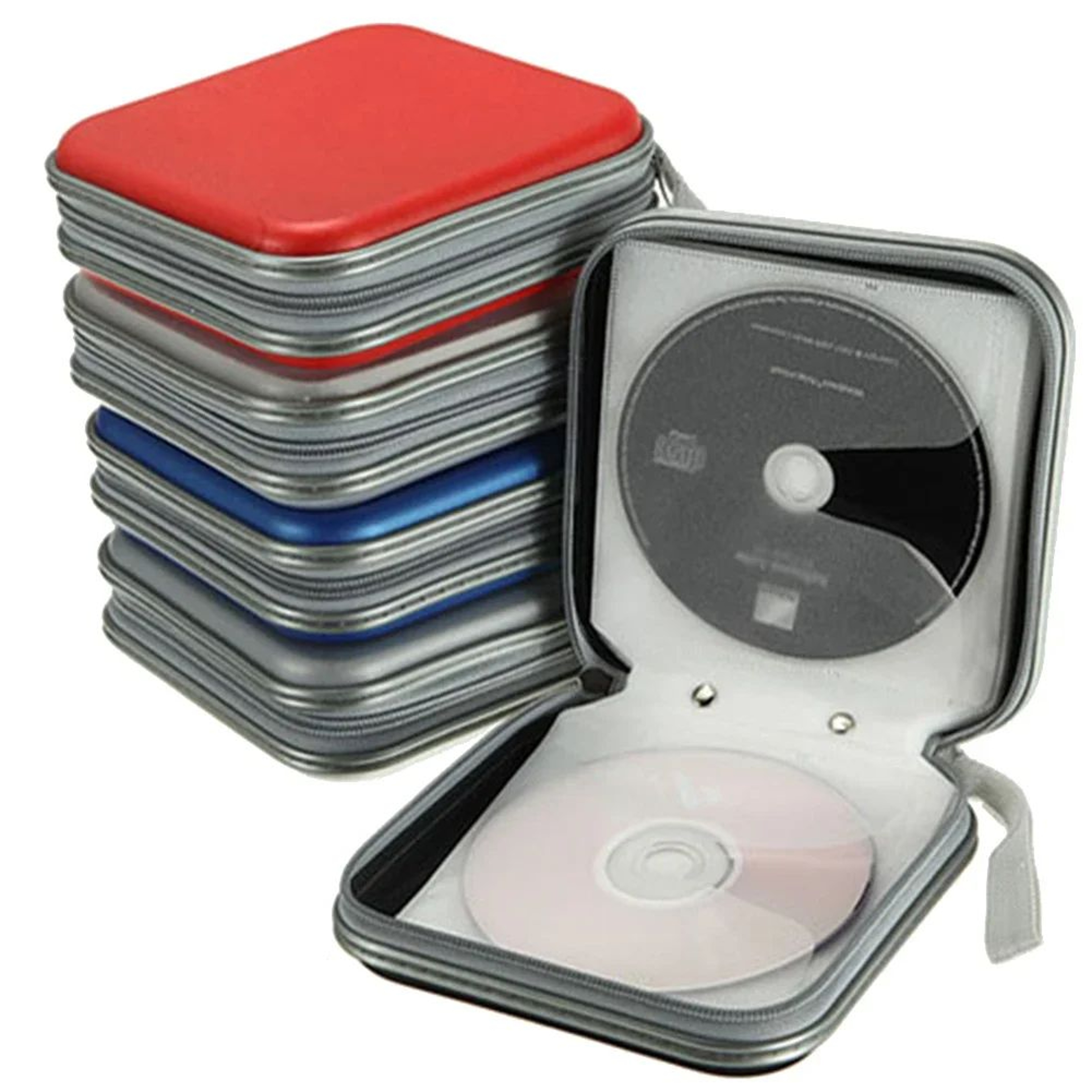 Portable EVA CD DVD Storage Case  40 Capacity Zipper Organizer For Home Office  Car 0