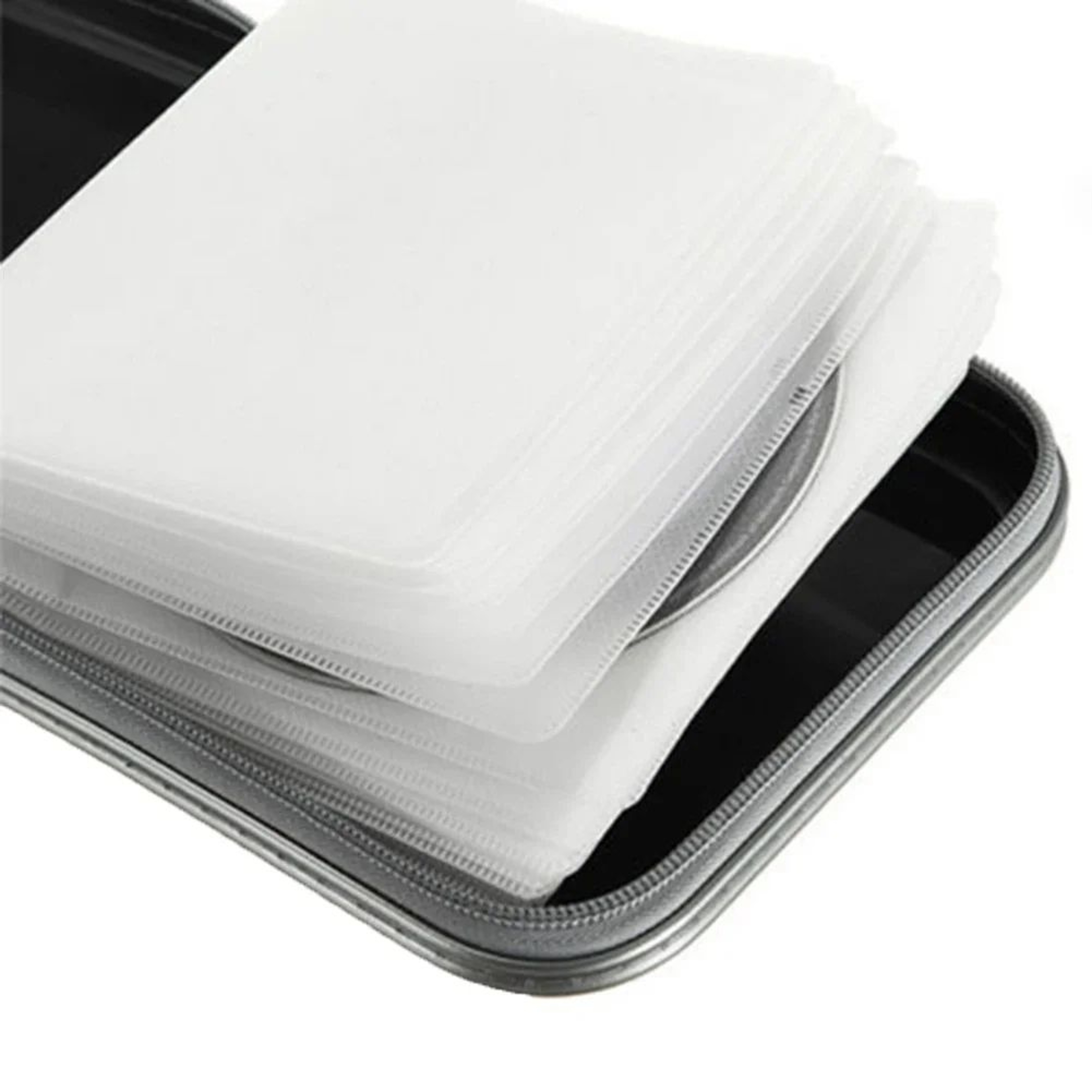 Portable EVA CD DVD Storage Case  40 Capacity Zipper Organizer For Home Office  Car 4