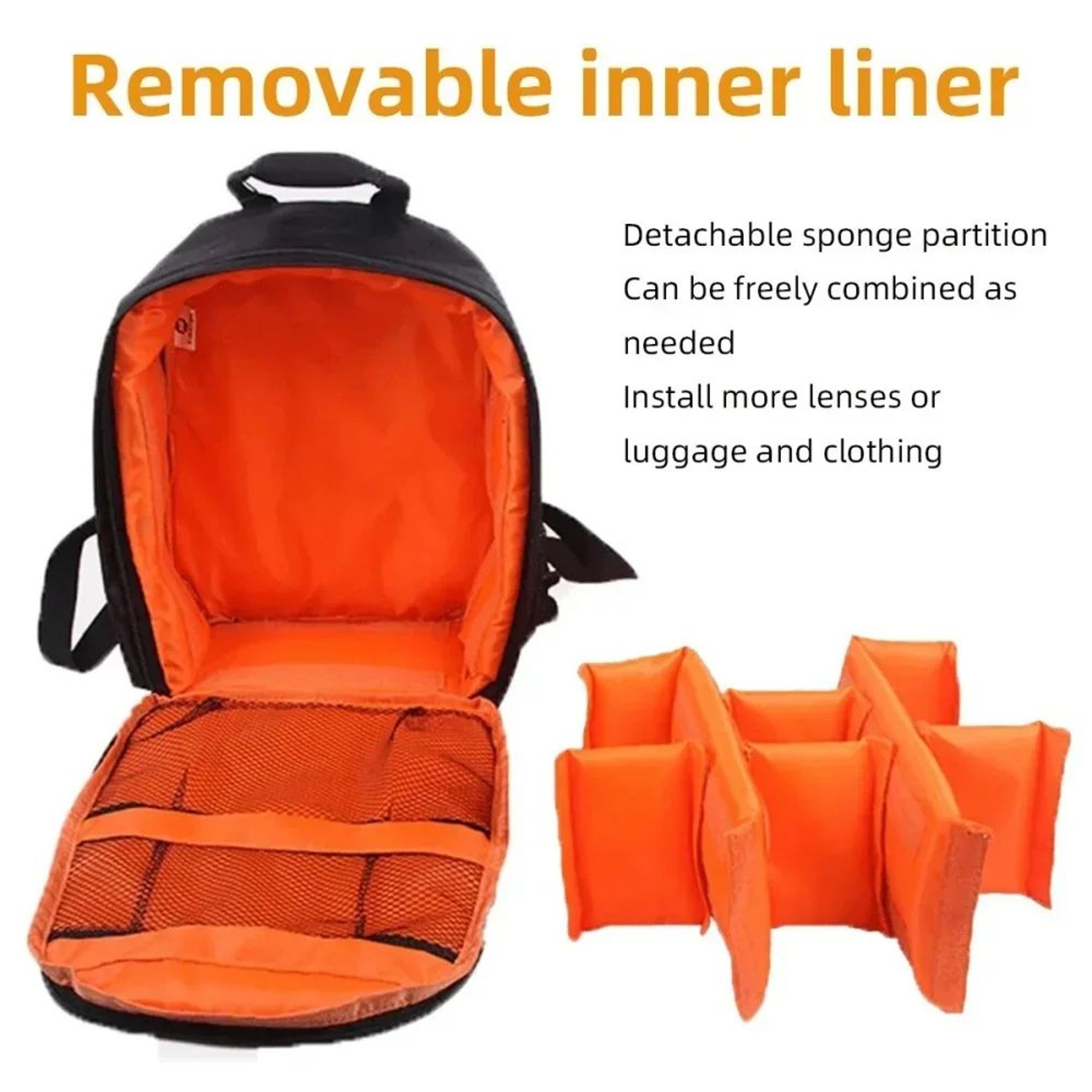 Waterproof MultiFunctional Camera Backpack For DSLR  Mirrorless Photography 5