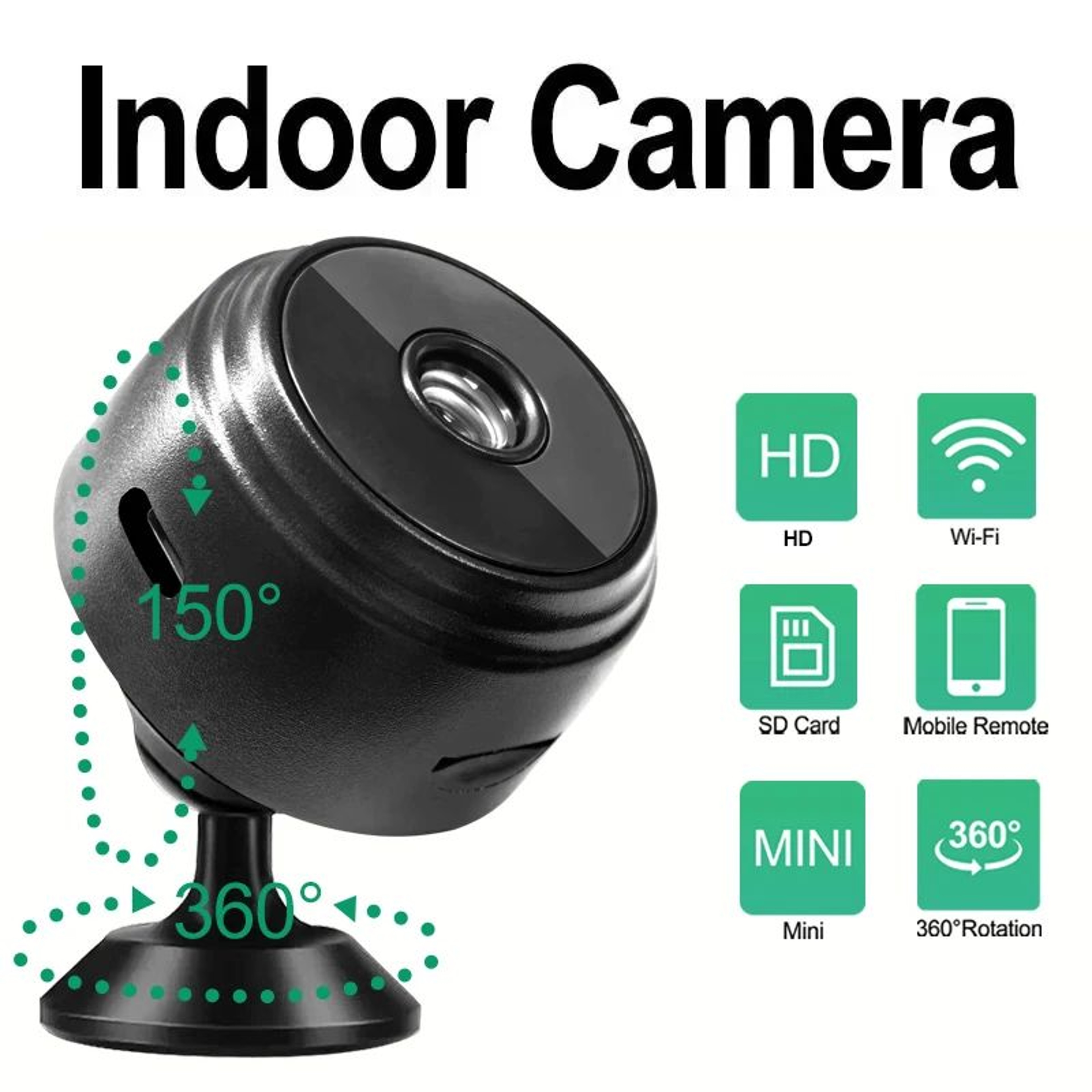 A9 WiFi Mini Camera  Wireless Smart Home Security  Baby Pet Monitor 0