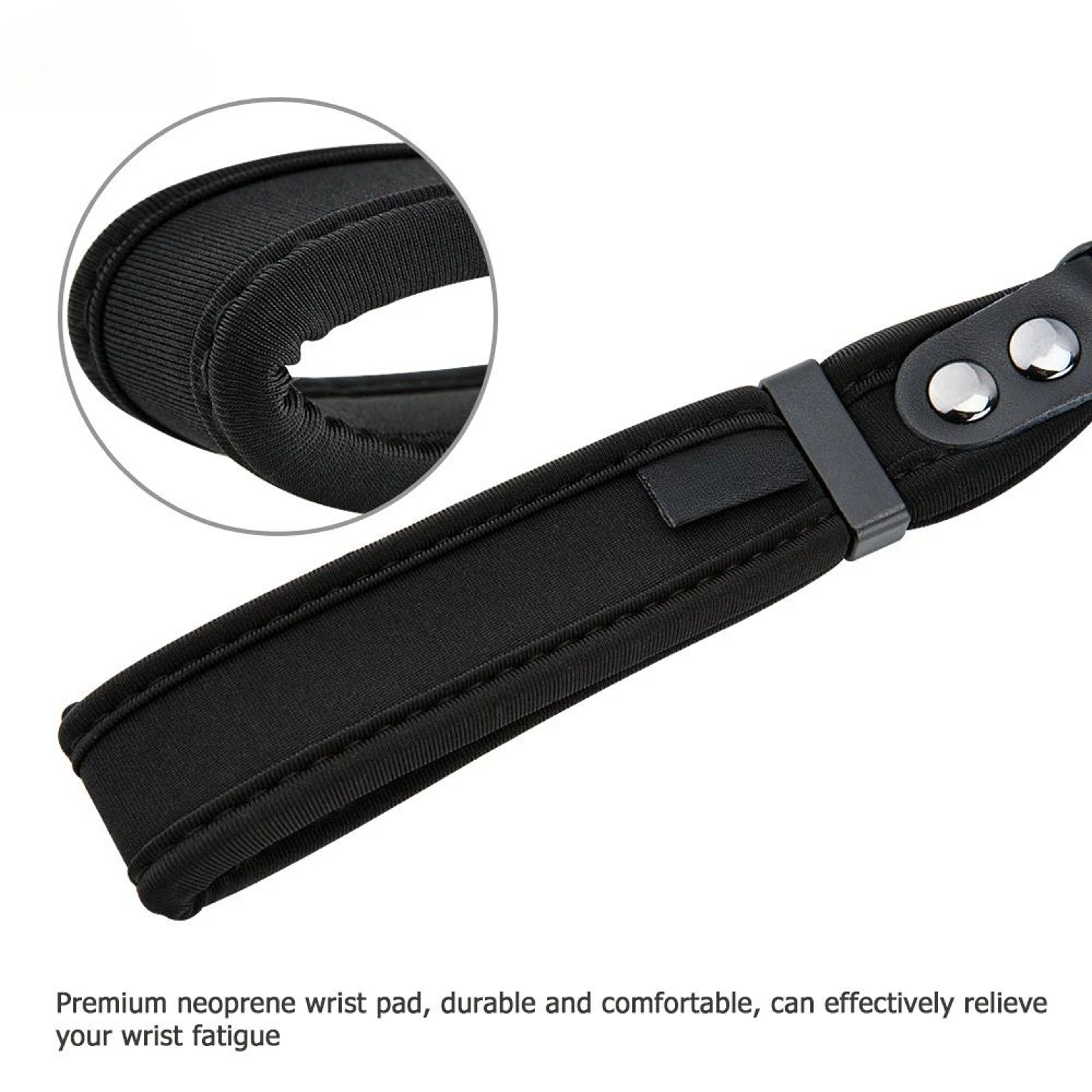 JJC Adjustable Neoprene Camera Wrist Strap For DSLR  Mirrorless Cameras 3