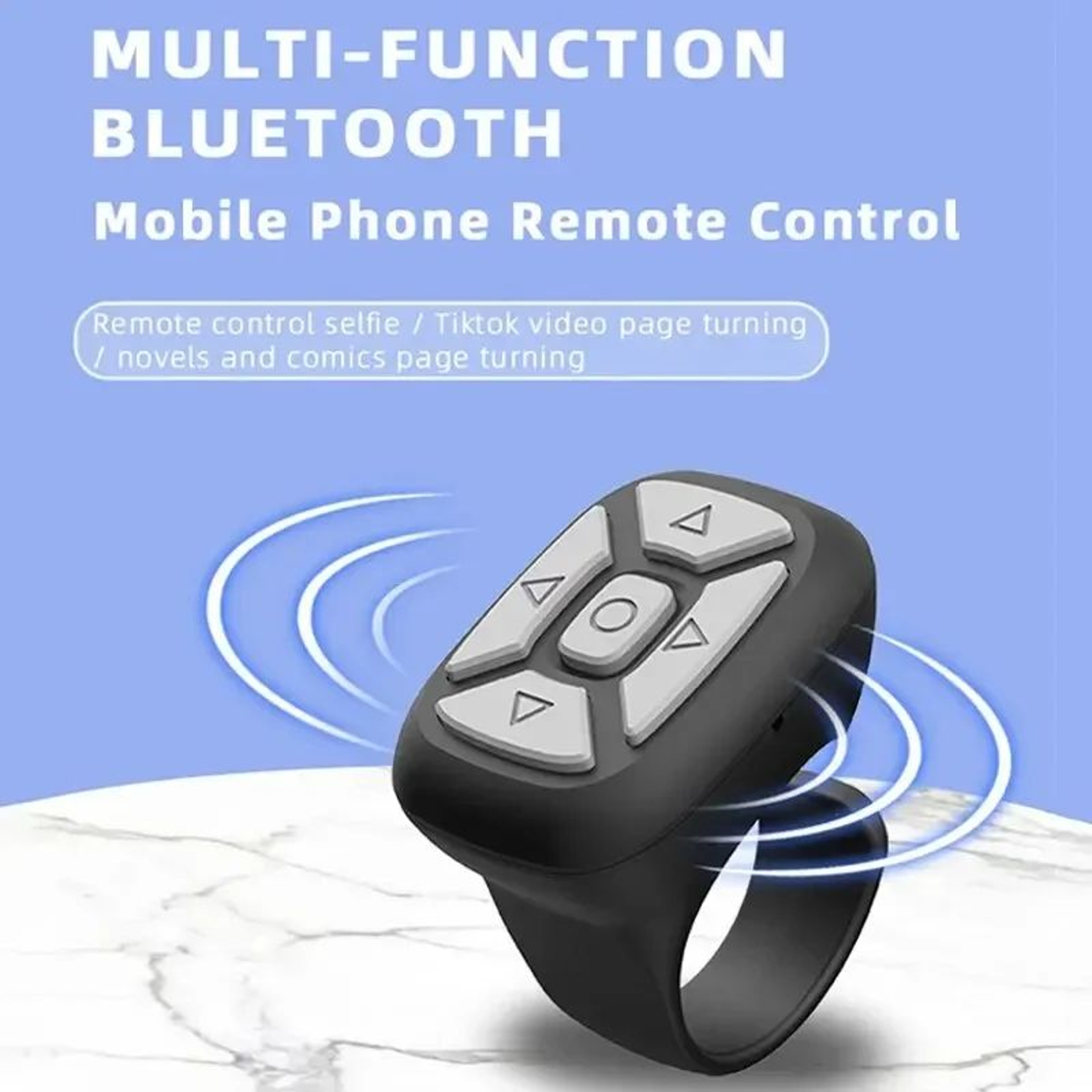 Bluetooth Selfie Remote Ring For Phones  Wireless Camera  Music Controller 0