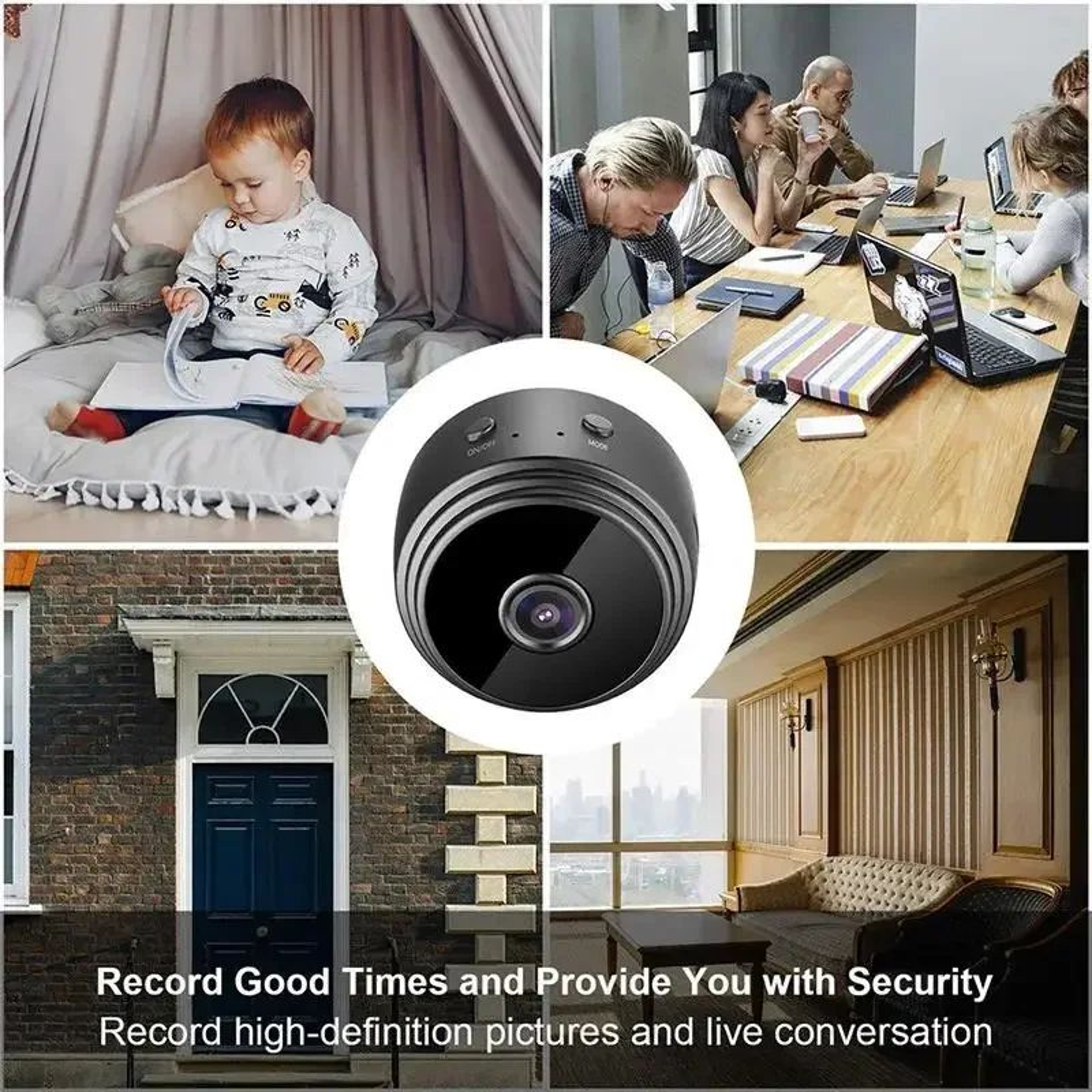 A9 Mini WiFi Security Camera 1080P With Night Vision  Smart App Control 2