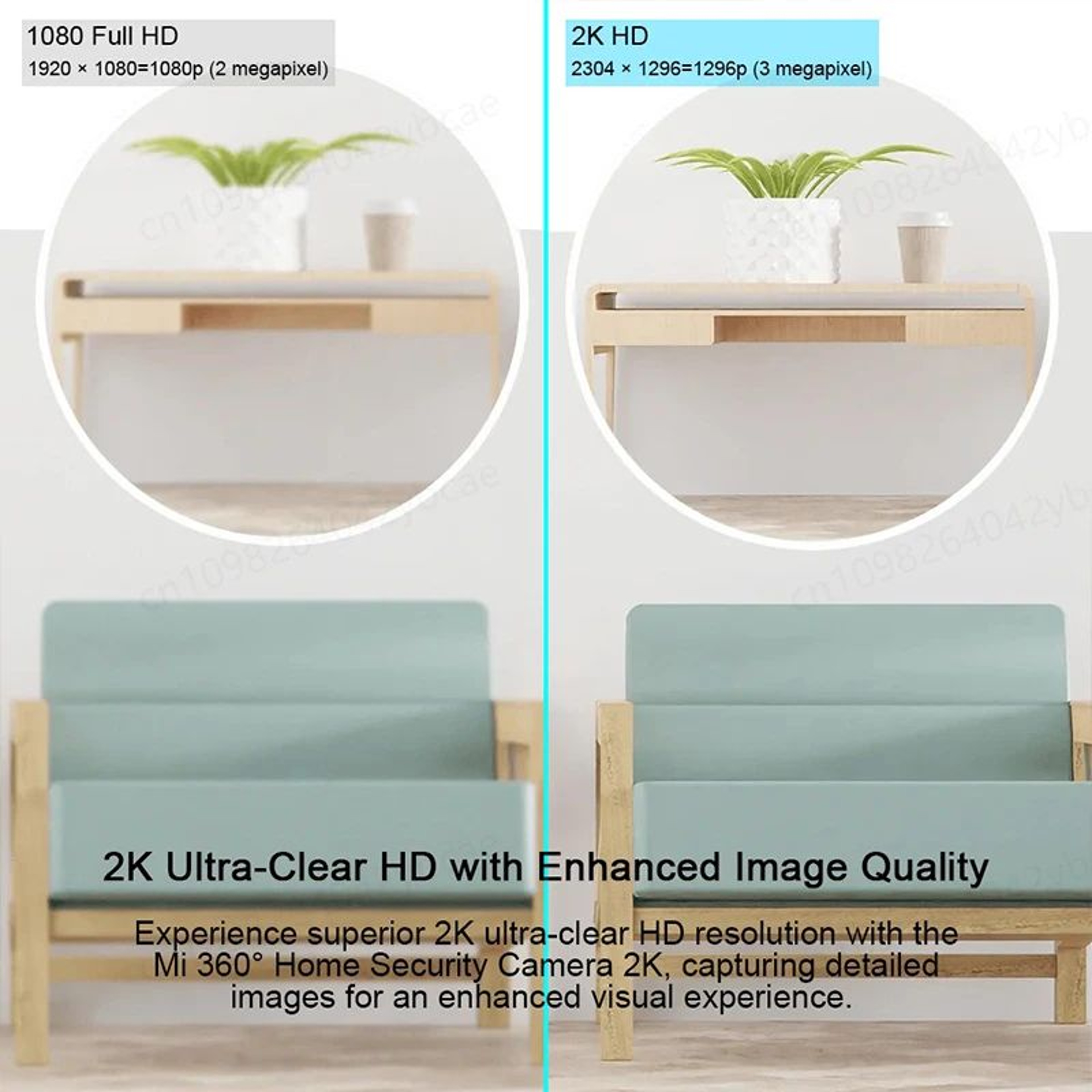Xiaomi 2K Smart PTZ WiFi Security Camera With Color Night Vision  AI Detection 4