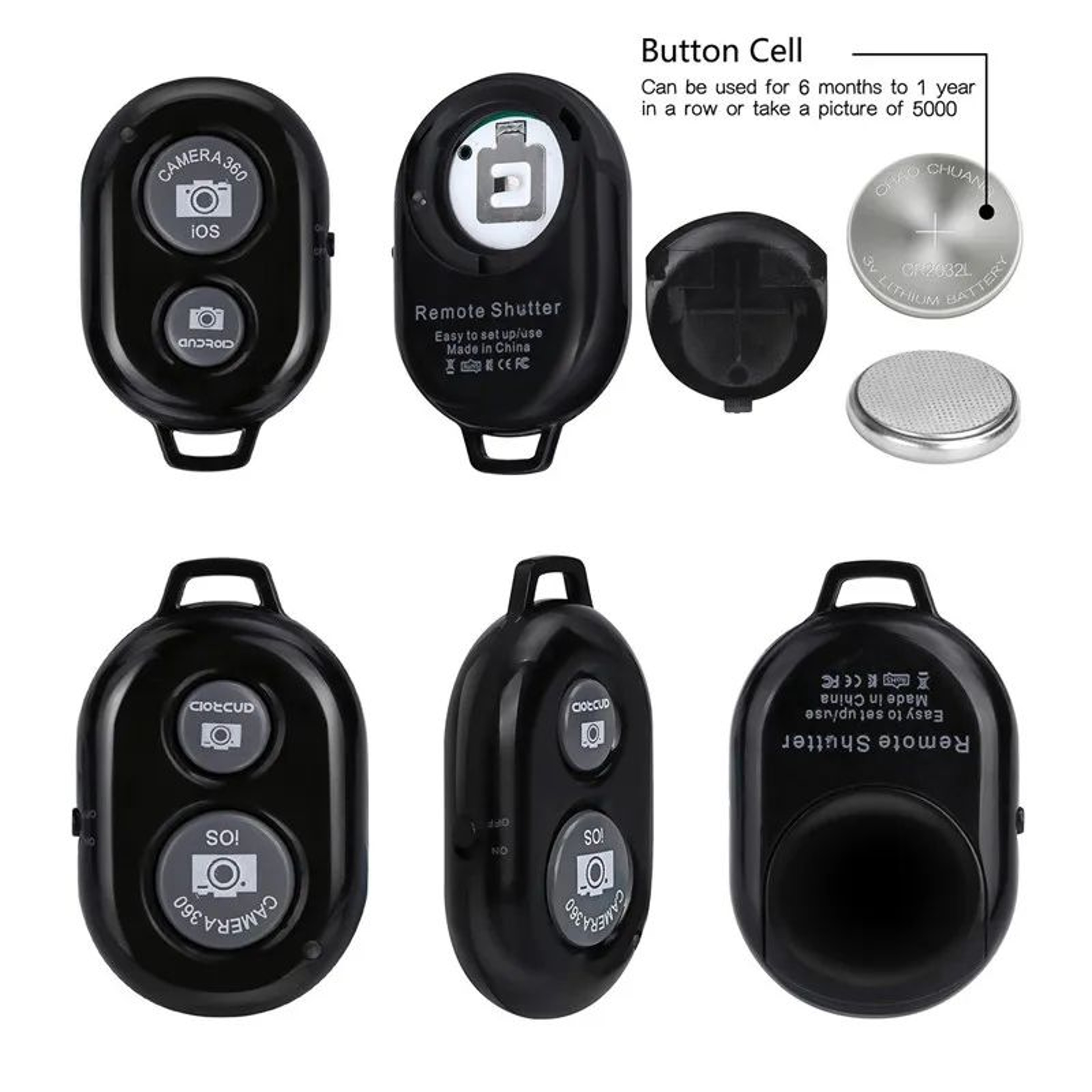PocketSnap Bluetooth Selfie Remote For IOS  Android 2