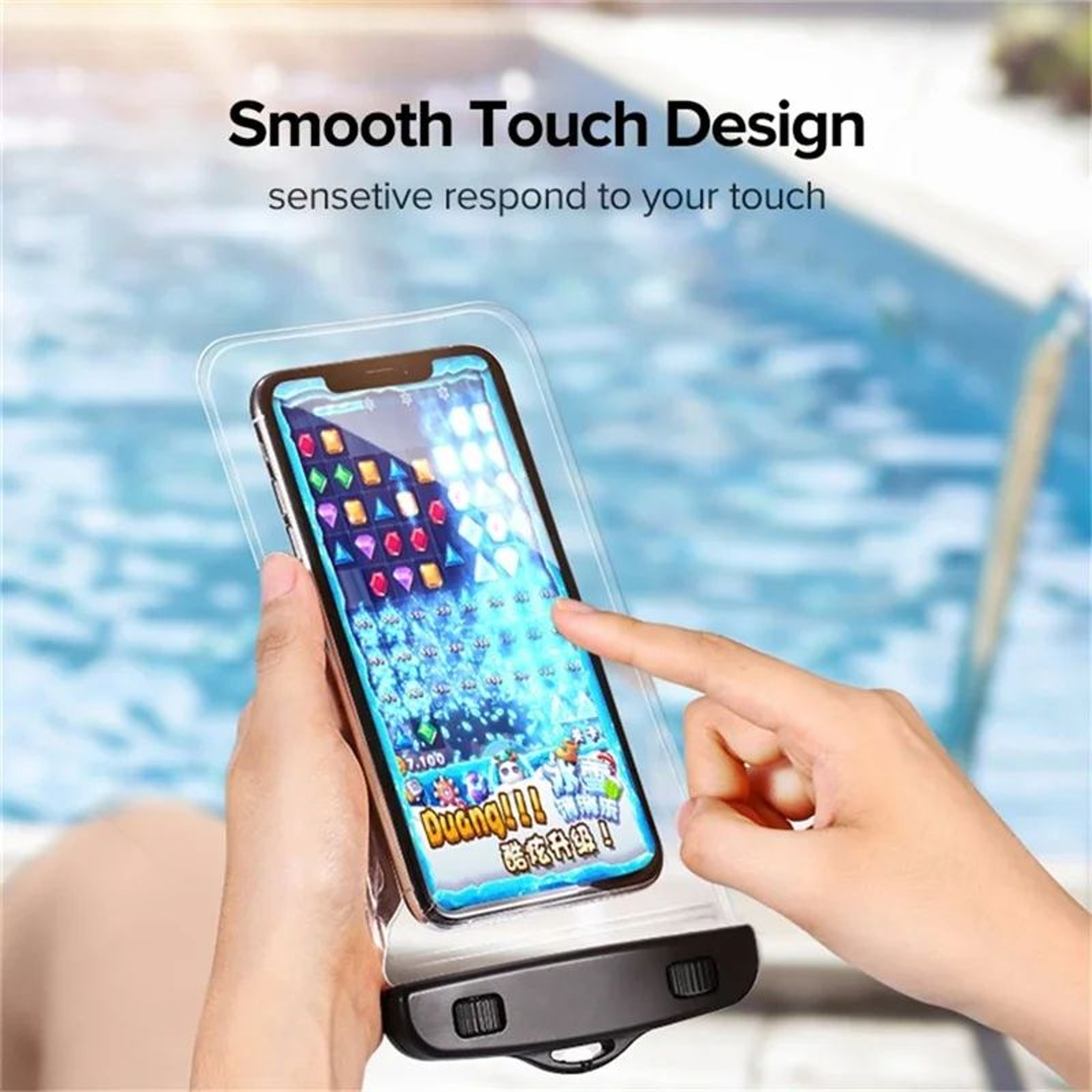 Universal Waterproof Phone Case For Swimming Beach  Underwater Photography 4