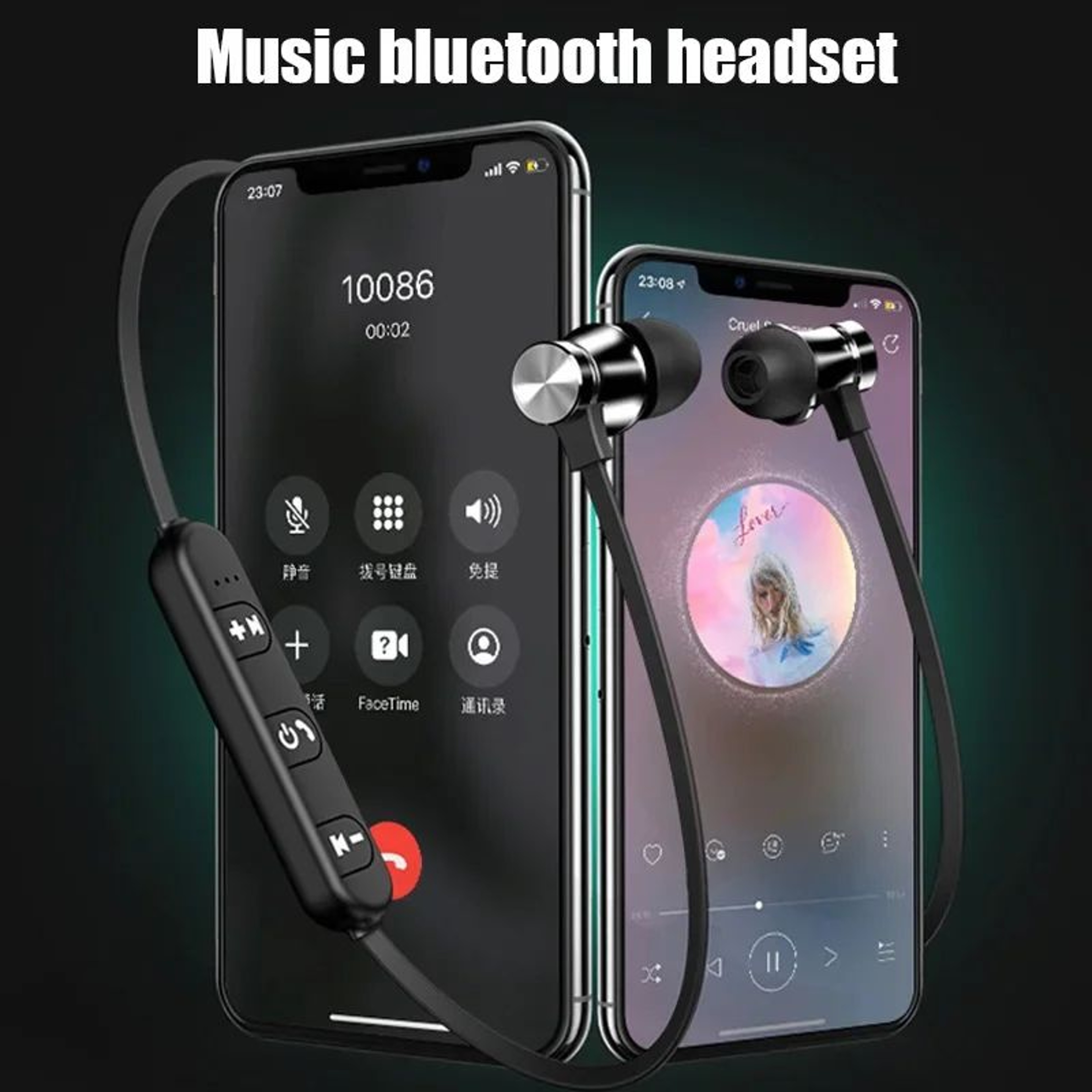 XT11 Magnetic Bluetooth Neckband Earbuds For Sports  Daily Use 2