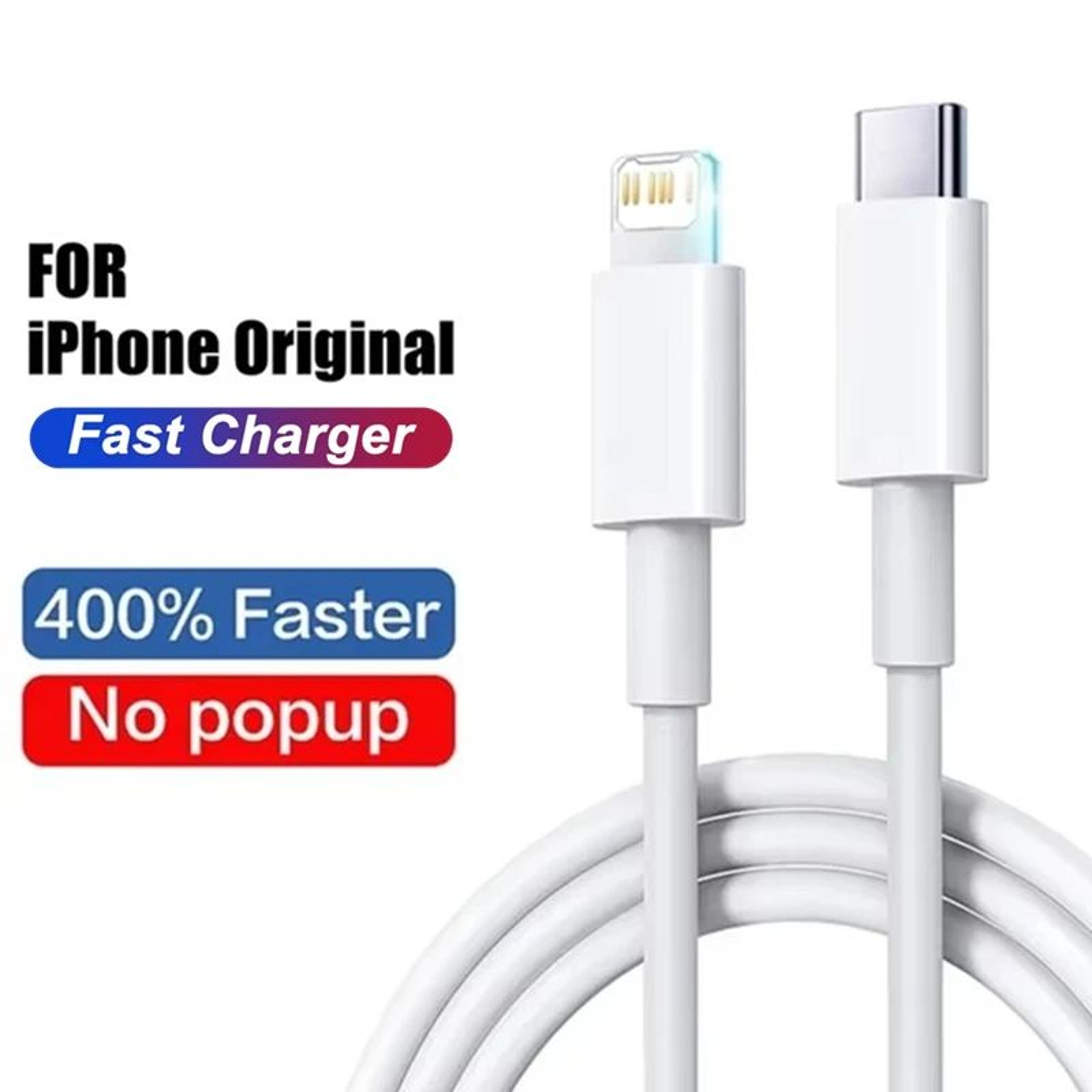 35W PD USBC Fast Charging Cable For IPhone  Durable Rapid Charger Cord 1m2m 5