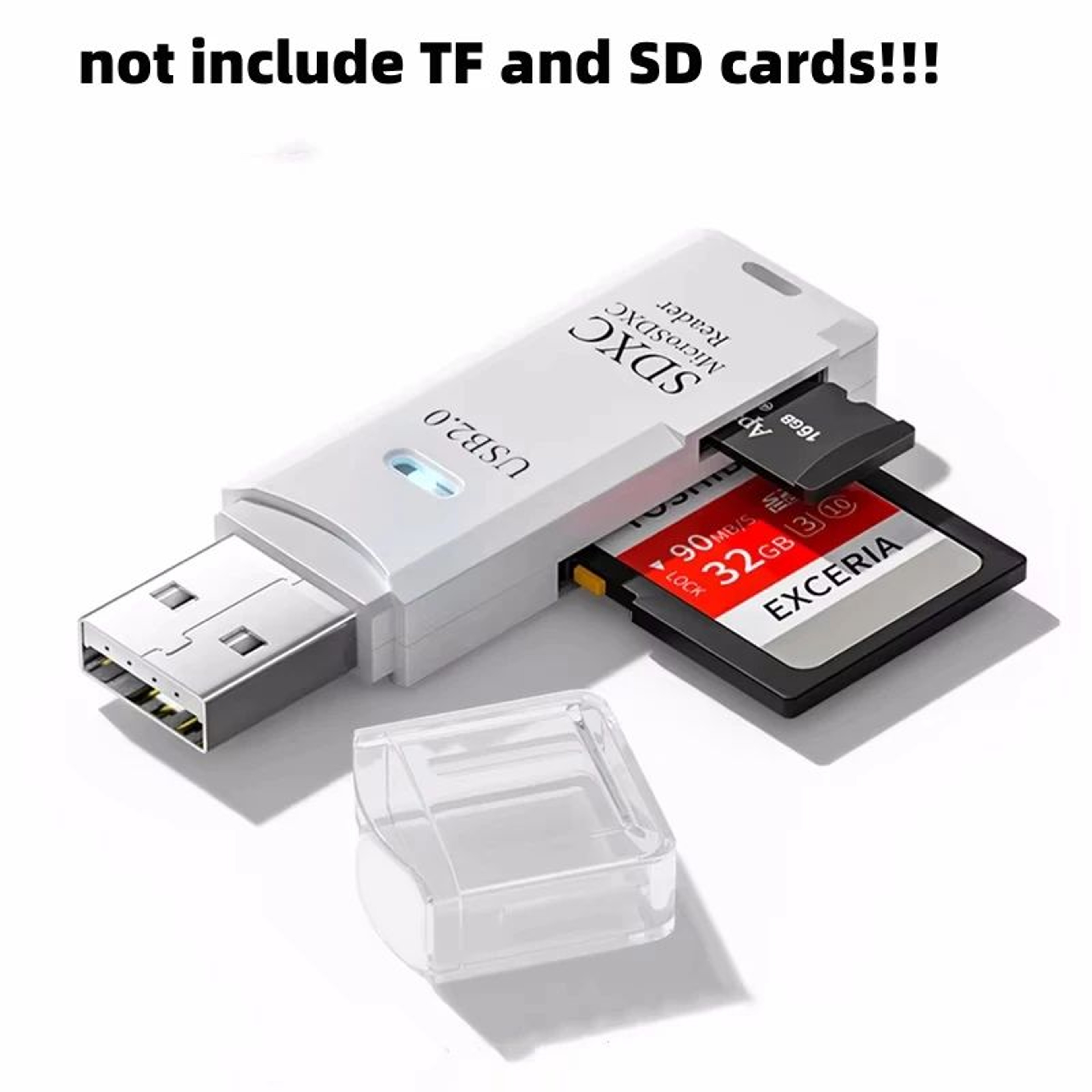 UltraSpeed 2in1 USB Card Reader For SD  TF Cards 7