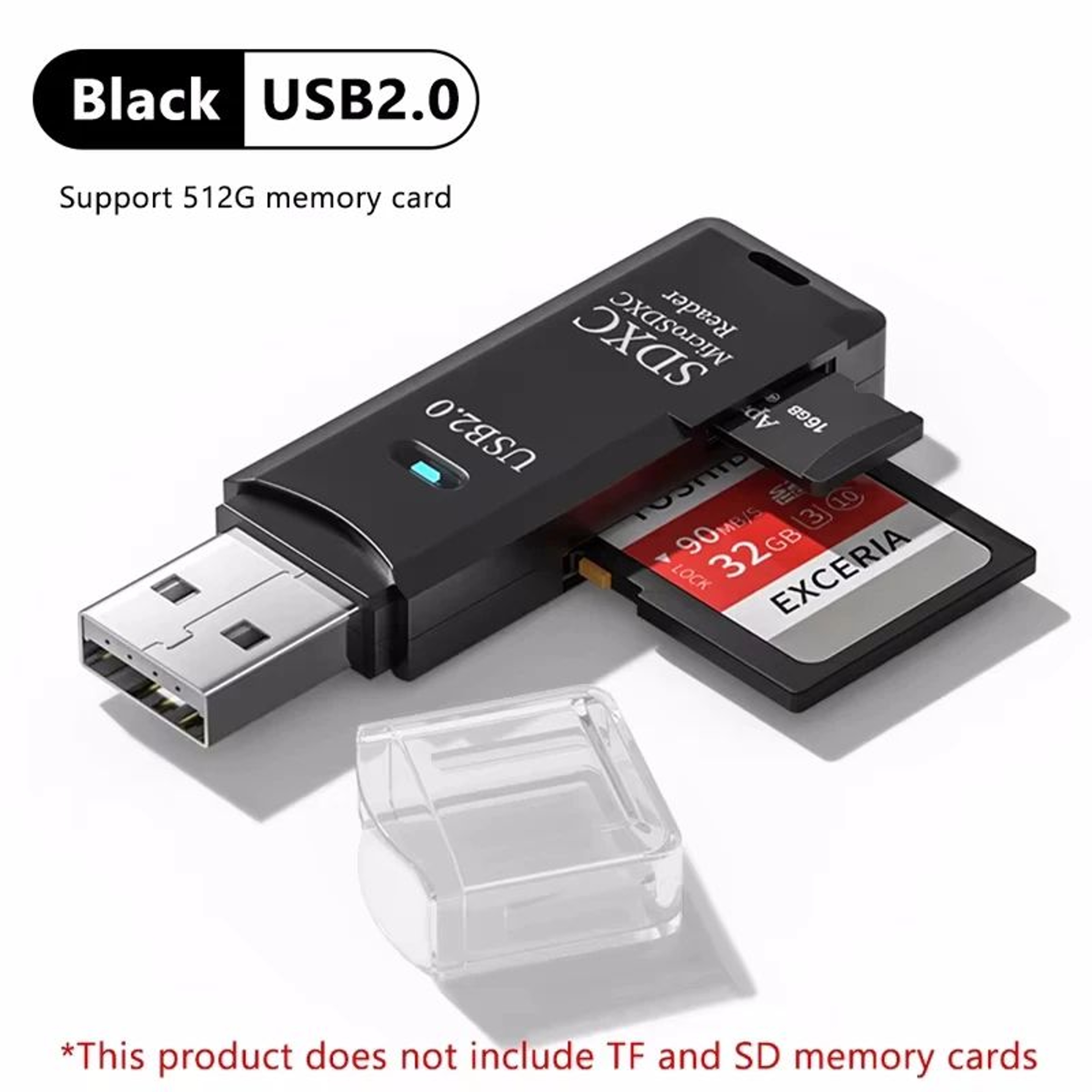 UltraSpeed 2in1 USB Card Reader For SD  TF Cards 6