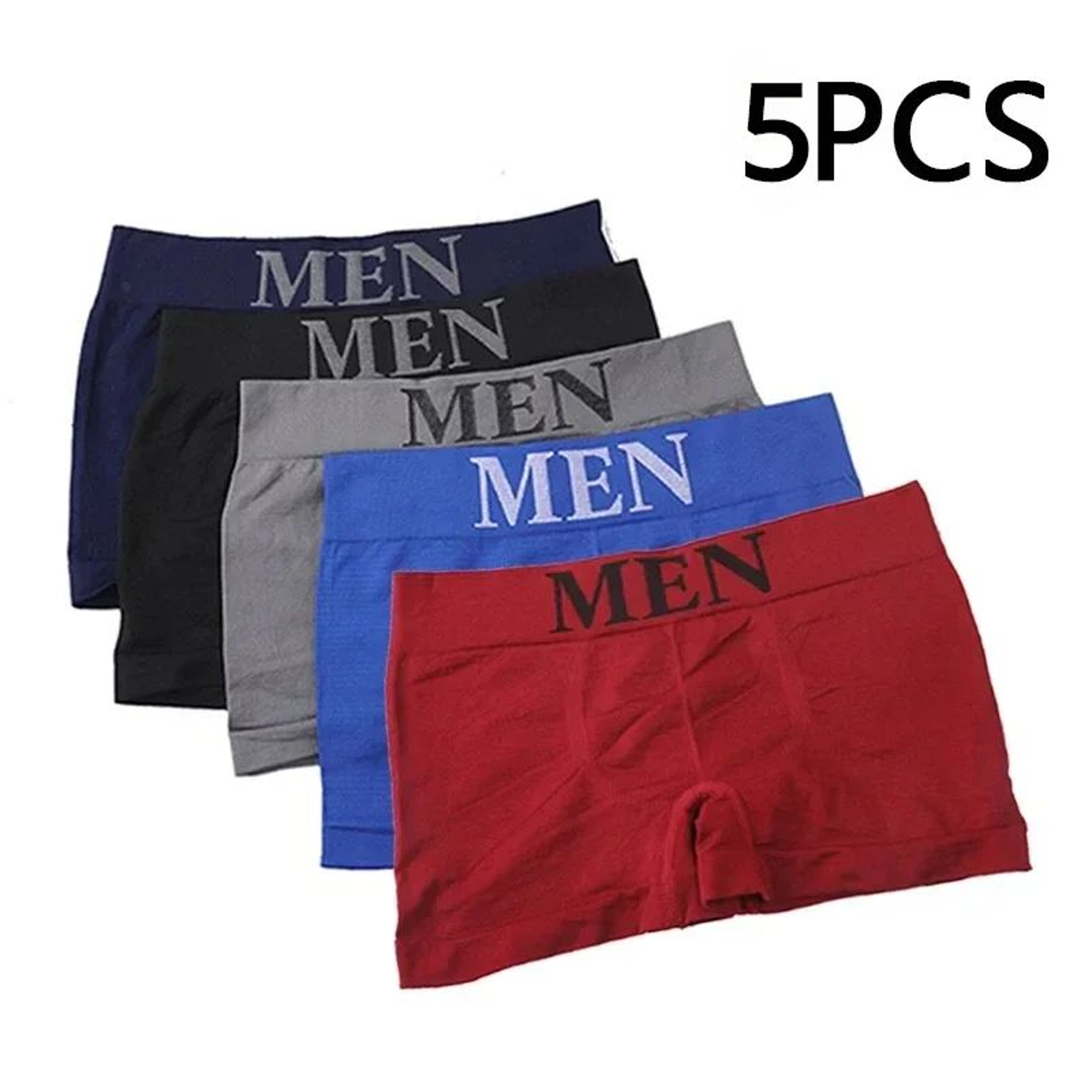 UltraFlex Comfort Mens Boxer Briefs  5Pack Breathable HighElastic Underwear 10