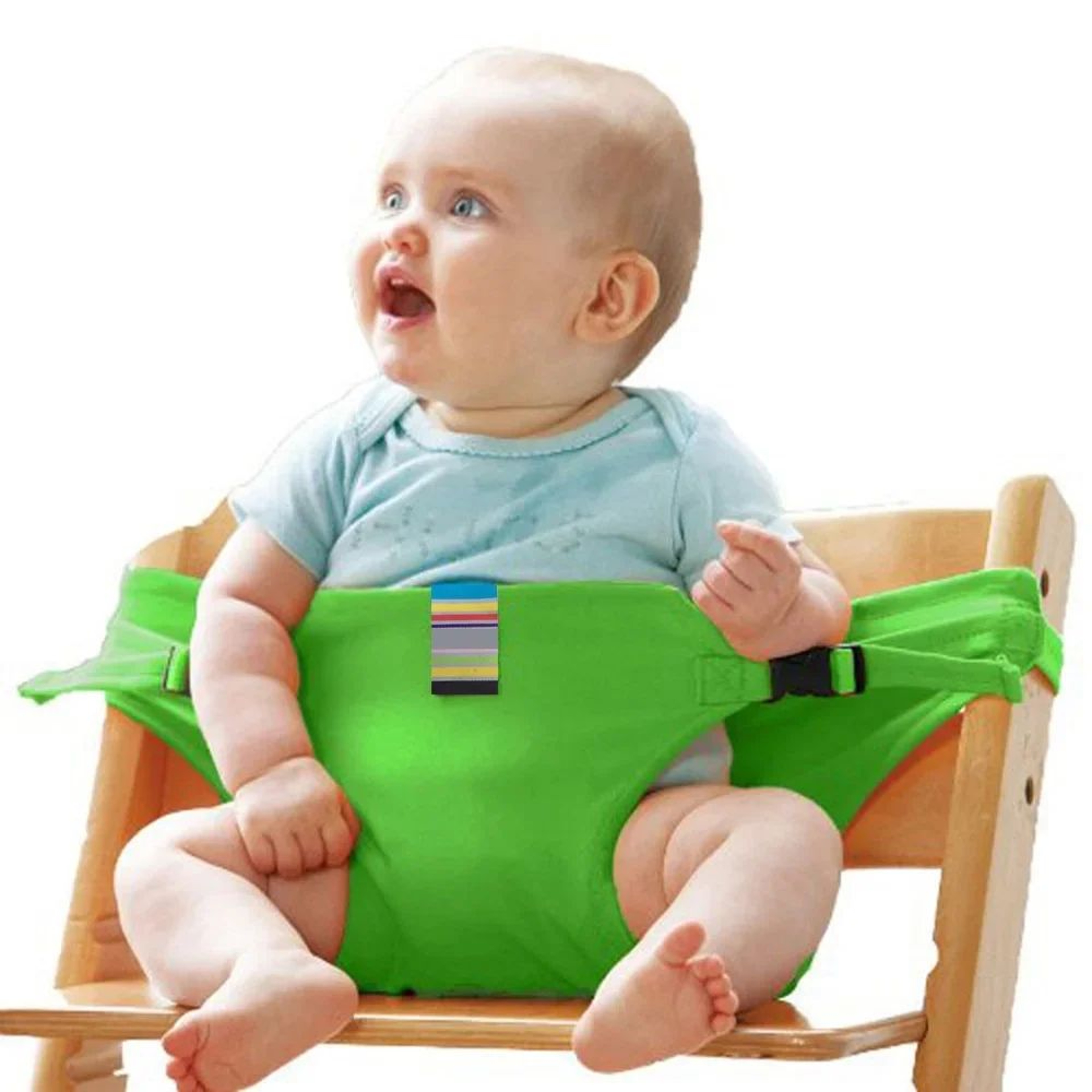 Portable Baby Meal Strap  Travel Chair Harness  Foldable Child Safety Seat Belt For Dining 9