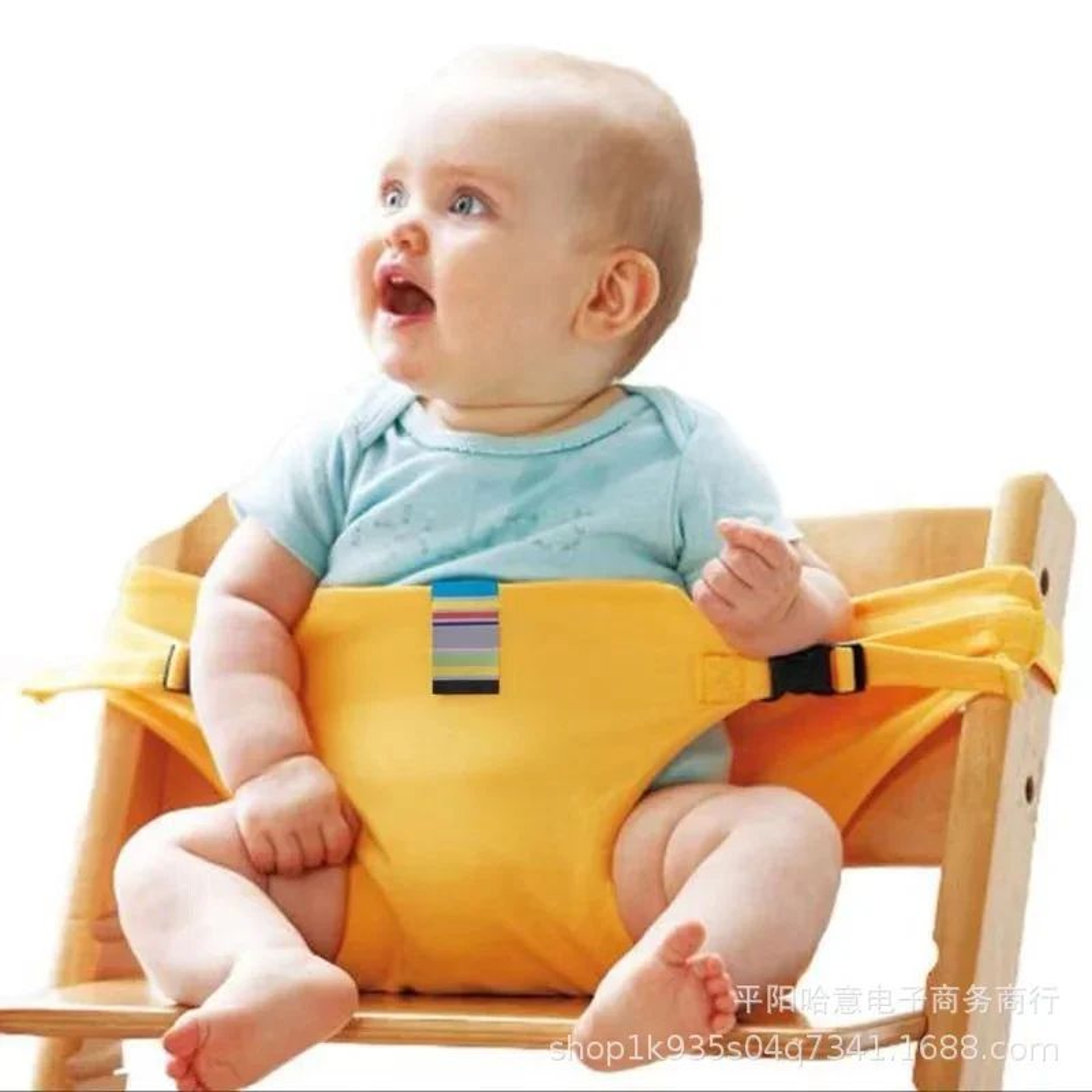 Portable Baby Meal Strap  Travel Chair Harness  Foldable Child Safety Seat Belt For Dining 6