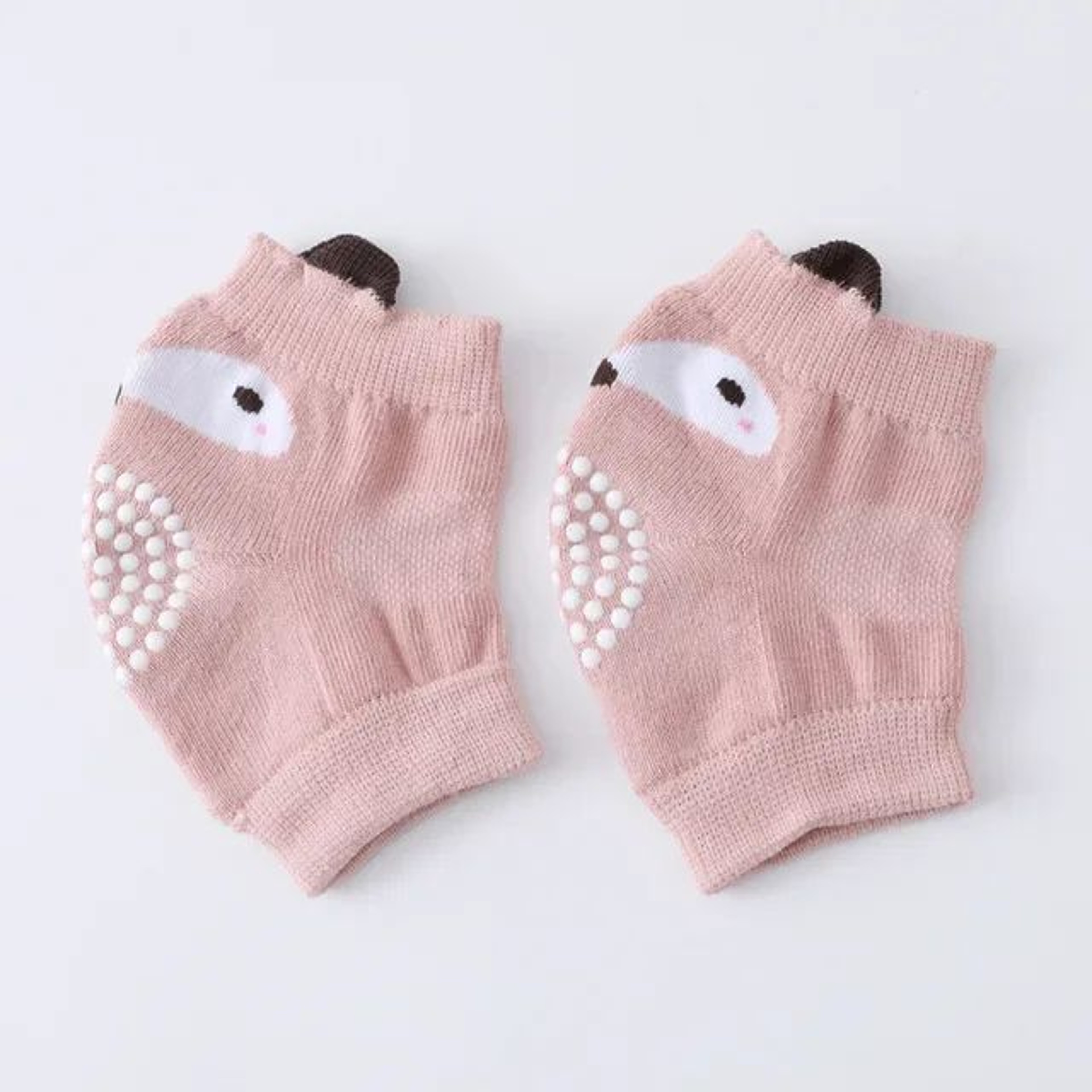 SoftGrip Cotton Baby Knee Pads For Crawling  First Steps 9