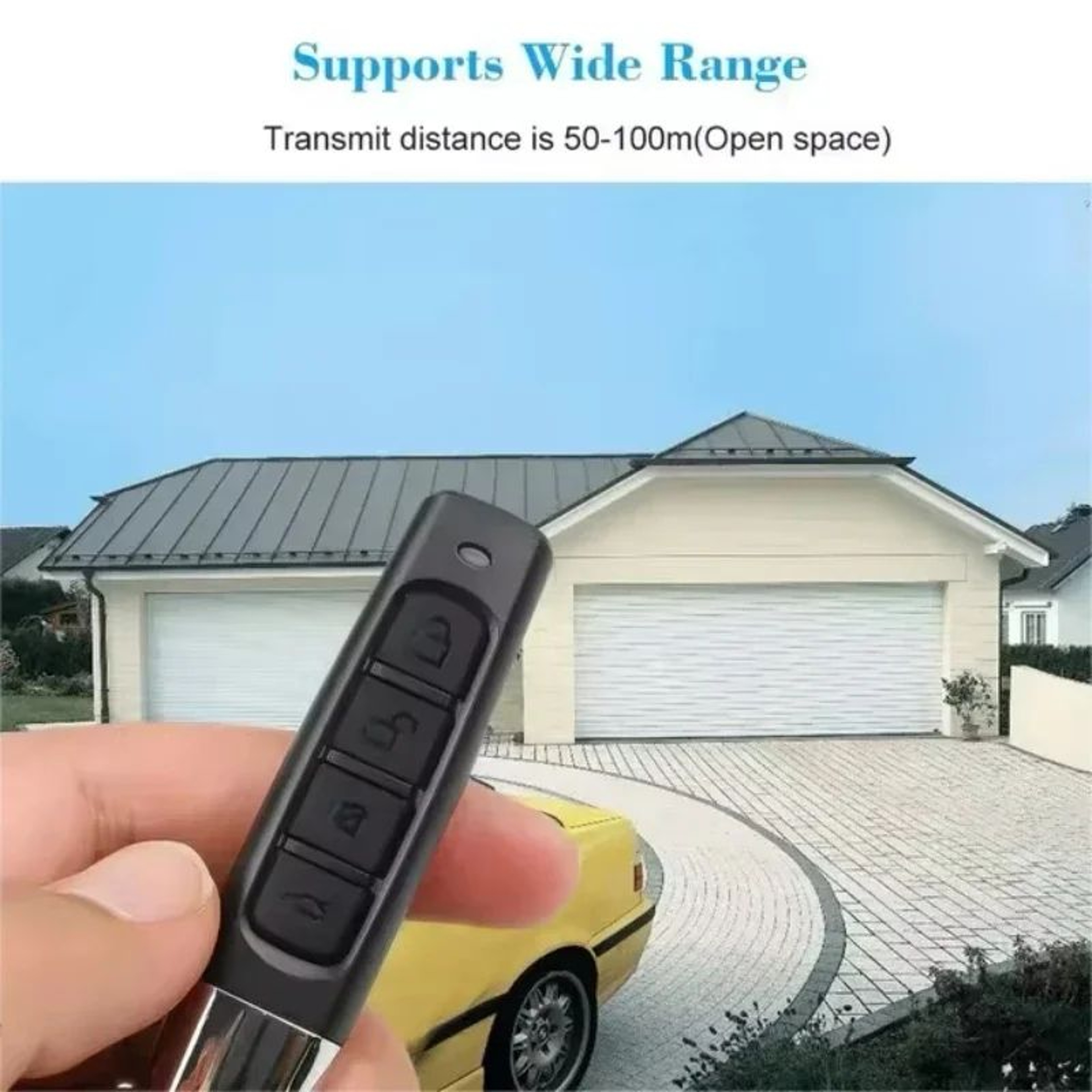 433MHz Universal Garage Door Remote Cloner  4Button Smart Copy Transmitter 1