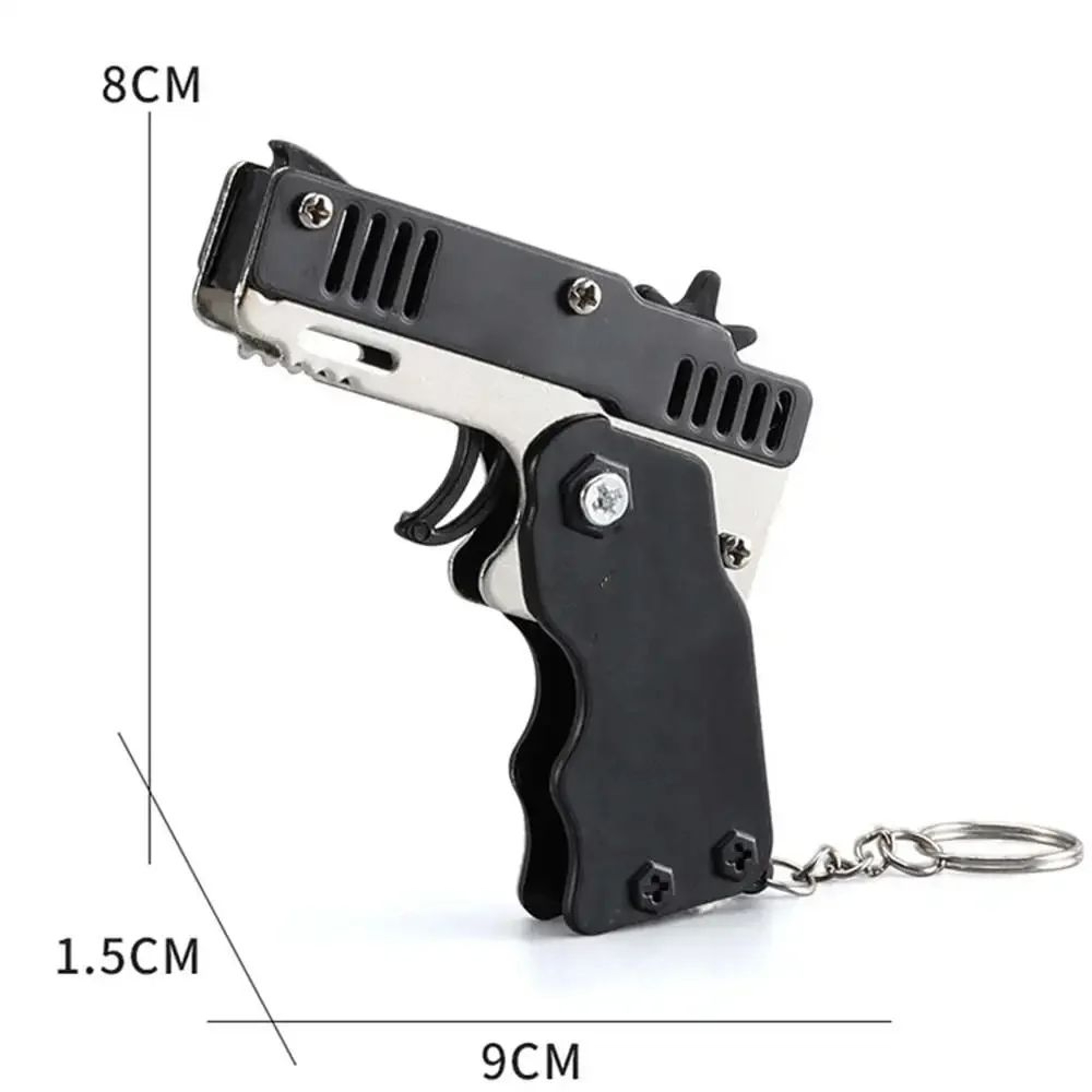 Folding Rubber Band Toy Gun For Kids  Safe Shooting Game Toy  Boys Gift 4