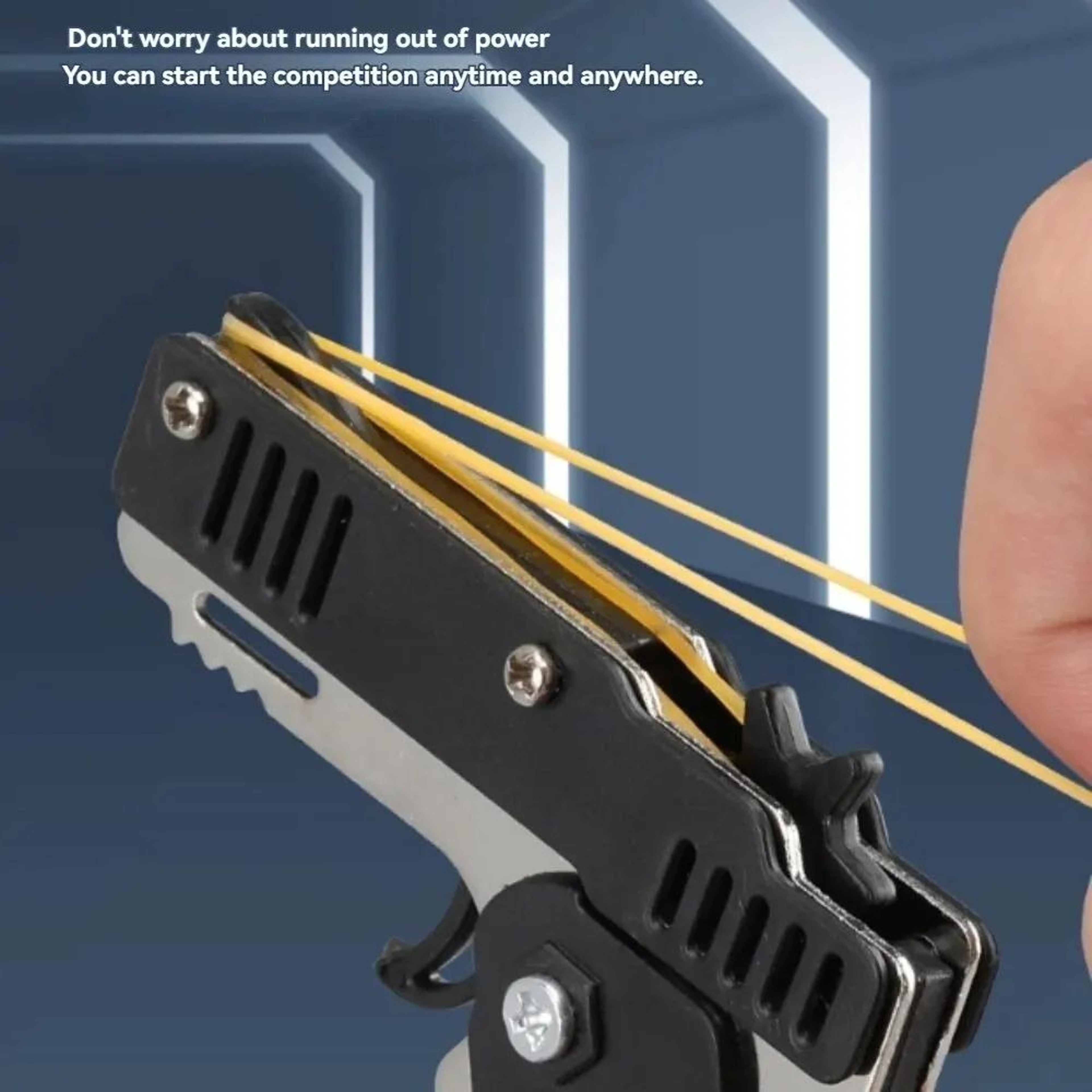 Kids Rubber Band Toy Gun  Foldable Safe Shooting Game For Boys 2