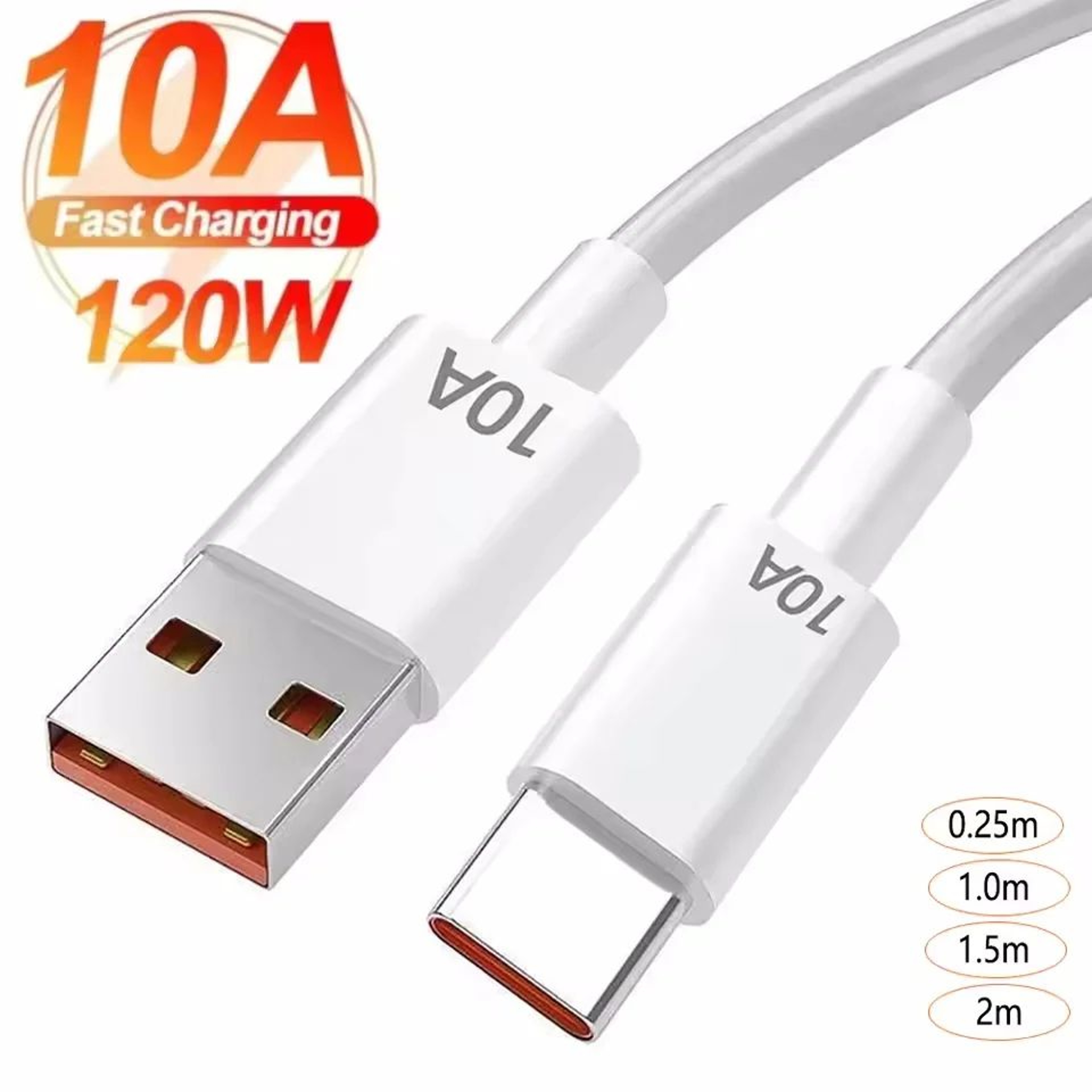 120W USBC Fast Charging Cable 10A  Durable HighSpeed Data  Power Cable 0