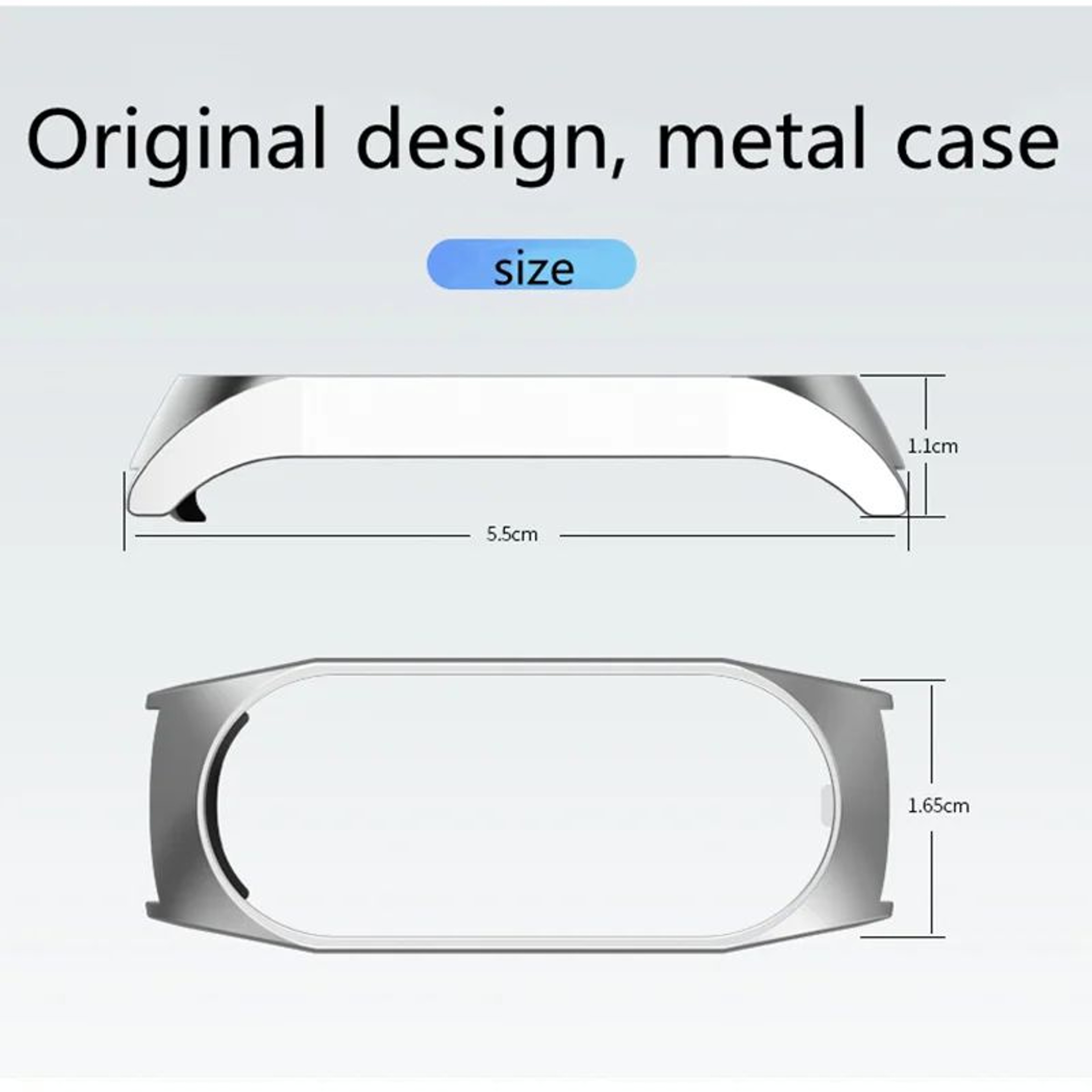 Stainless Steel Metal Strap Bracelet For Xiaomi Mi Band 37 3